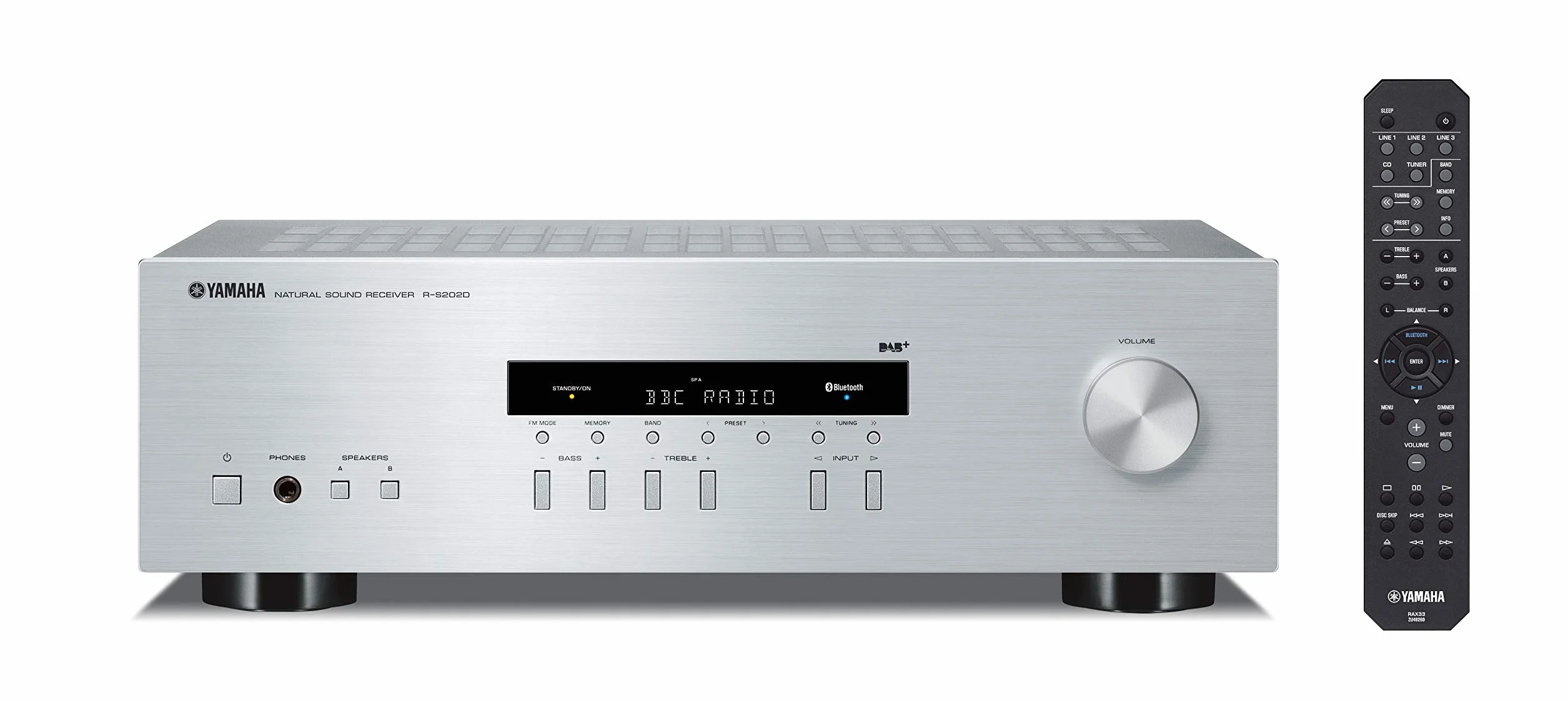 Yamaha RS-202D odbiornik stereo DAB srebrny