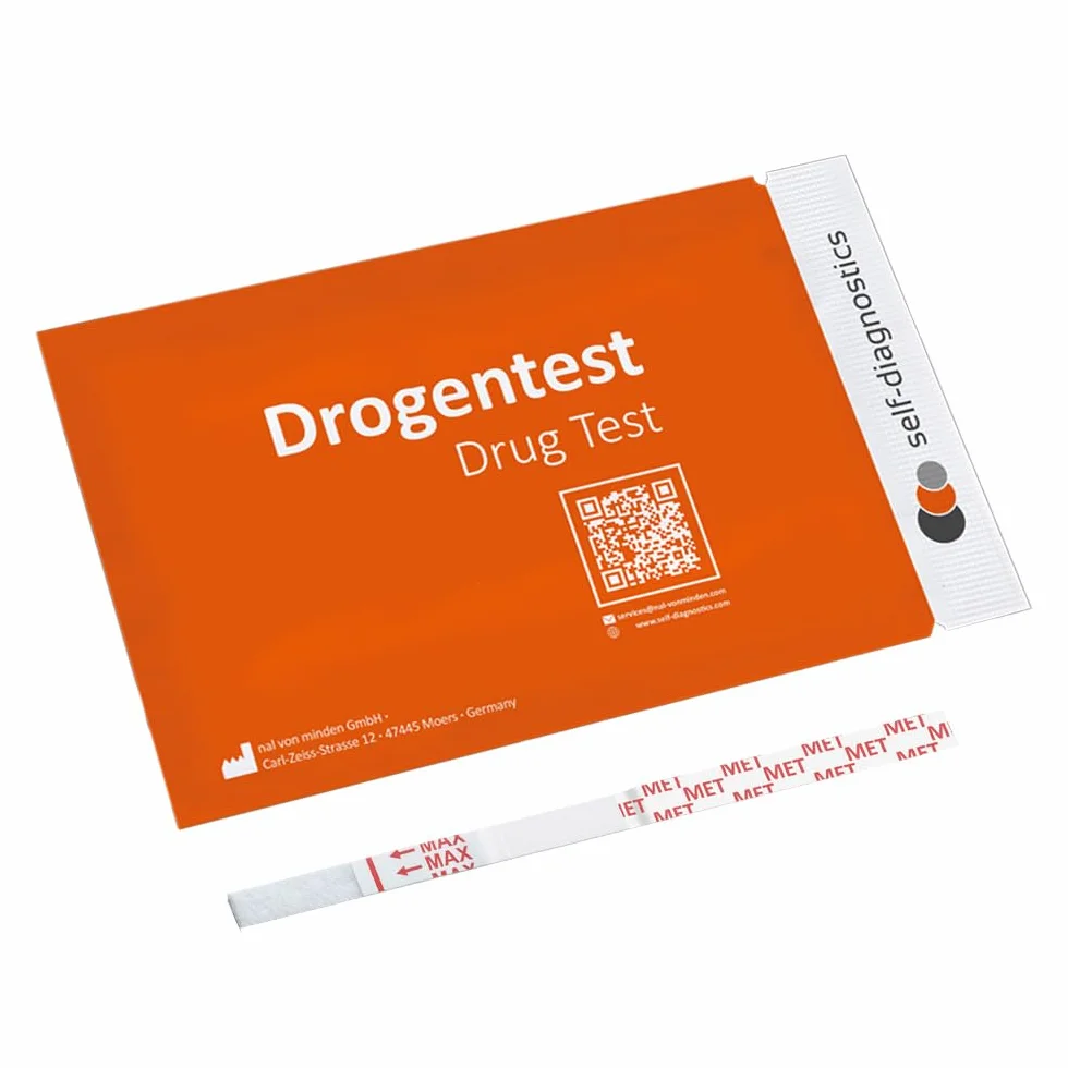 self-diagnostics Szybki test narkotykow na methamfetaminę (MET) - Crystal Meth - Crank - Cut-Off: 1000 ng/ml - 10 pasków - Test moczu na metamfetaminę - 5-minutowy test moczu na narkotyki