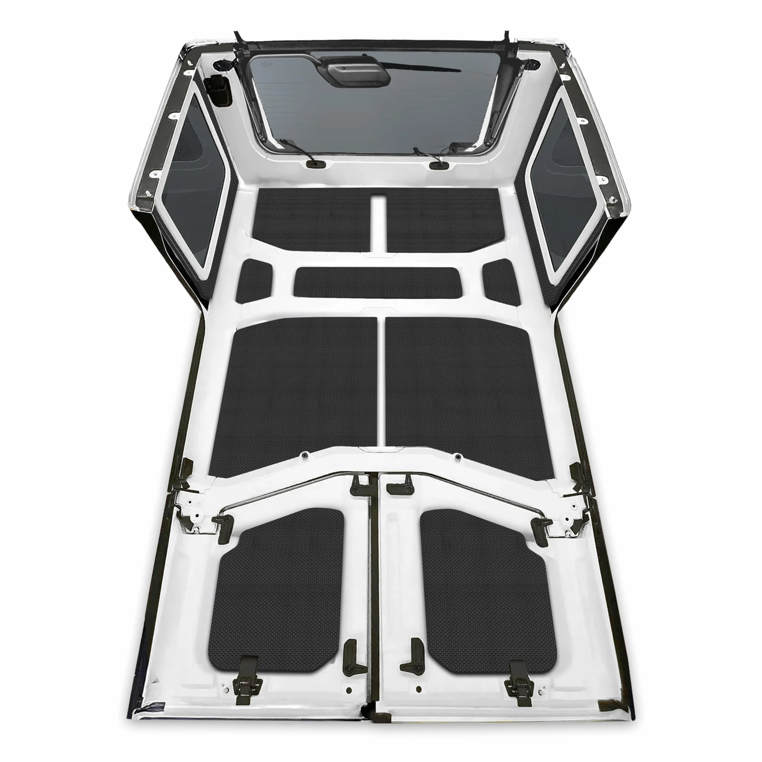 Design Engineering Boom Mat Black Sound Deadening Kit for 4-Door Jeep Wrangler JL (2018-up)