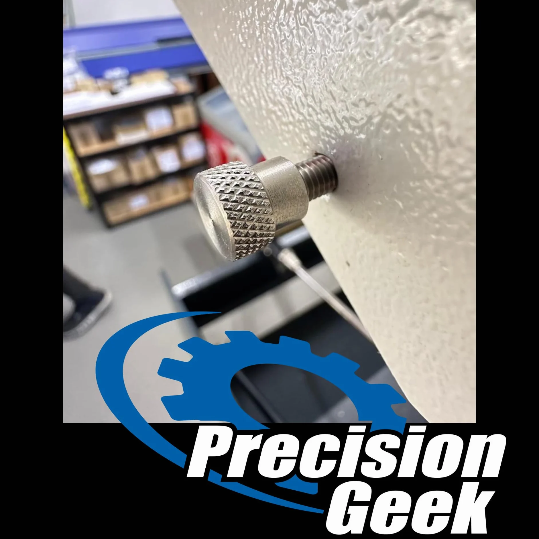 PrecisionGeek - Śruby Radełkowane z Dystansem M5 x 10 mm L- 20 mm, Stal Nierdzewna (zestaw 5 szt.)