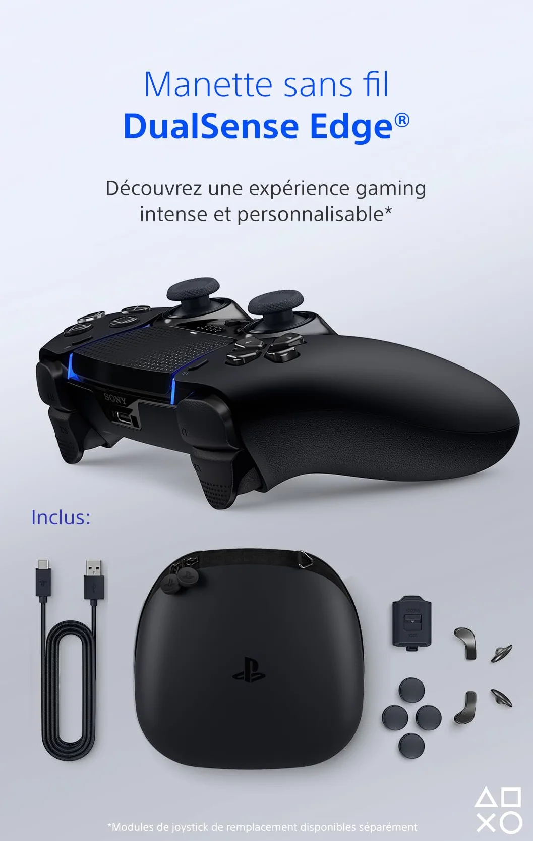 Kontroler bezprzewodowy DualSense Edge Midnight Black