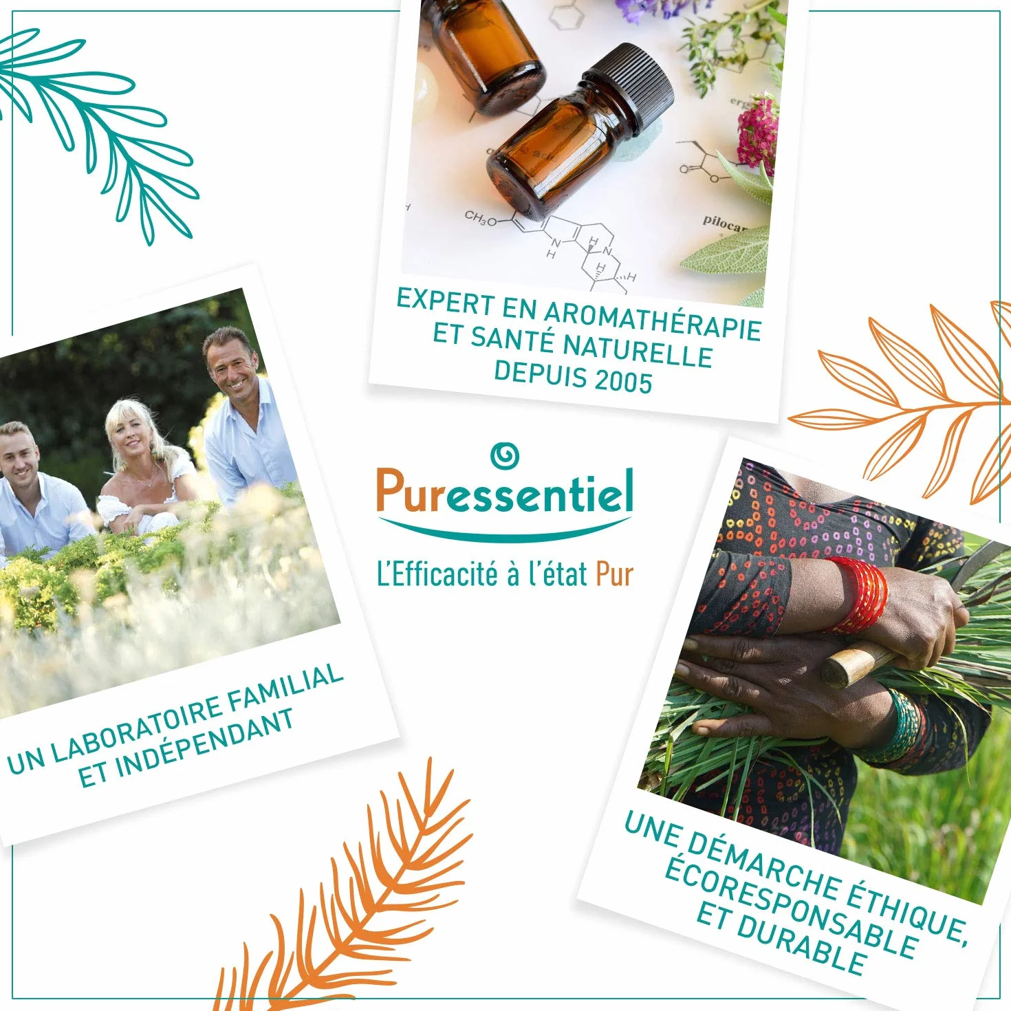 Puressentiel Spray oczyszczający powietrze 75 ml, 100% naturalny spray do pomieszczeń, odświeżacz powietrza, eliminator zapachów, organiczne olejki eteryczne, do domu, samochodu i biura, bez gazu