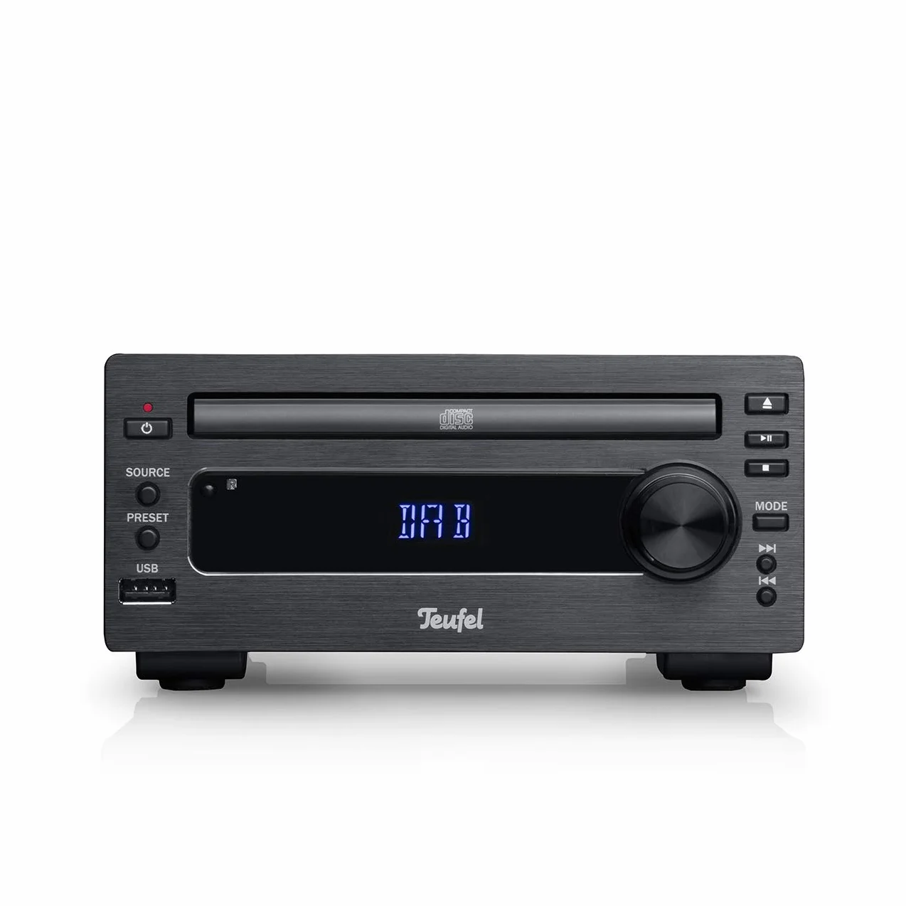 Teufel KOMBO 11 System stereo, odtwarzacz CD, Bluetooth, DAB+, czarny