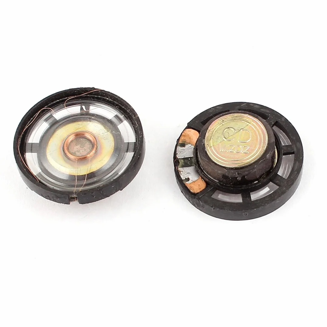 Sourcing Map Głośnik Zewnętrzny 0,25W 8 Ohm 29mm Magnes 2 Szt