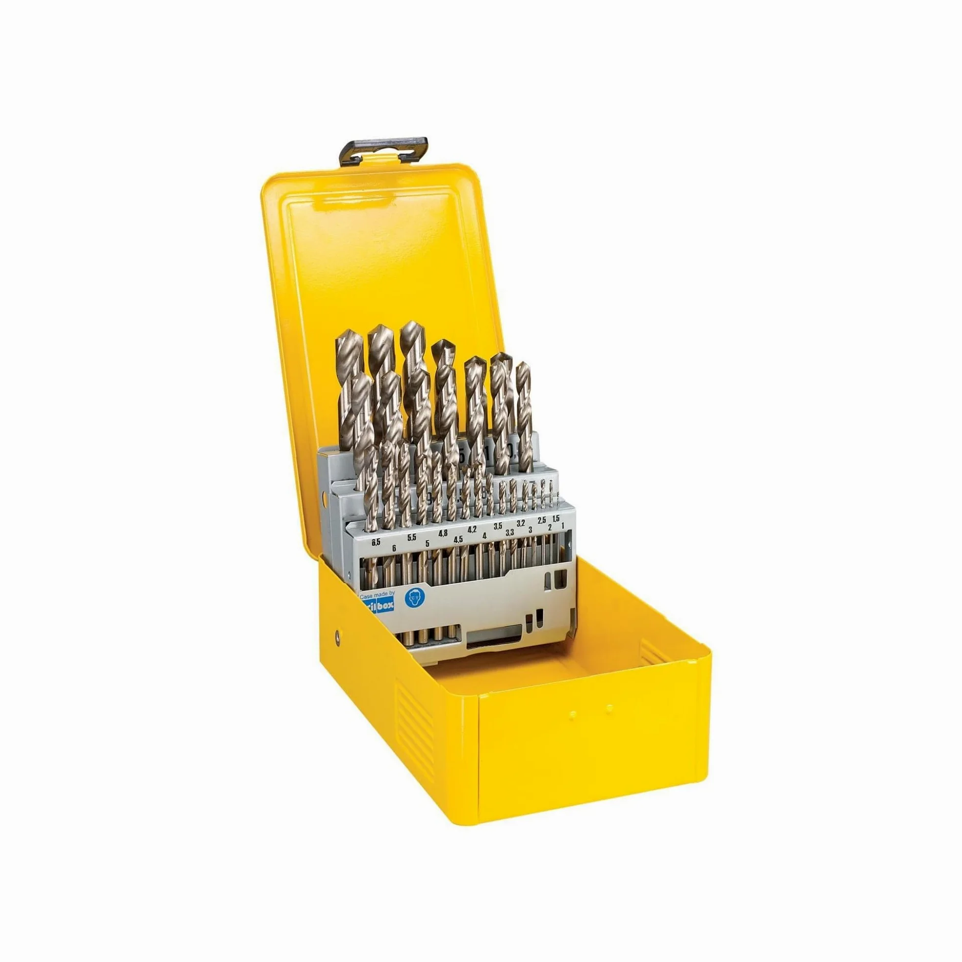 DeWalt DT5929-QZ: Zestaw wierteł do metalu kobaltowego (29 sztuk) w metalowej obudowie