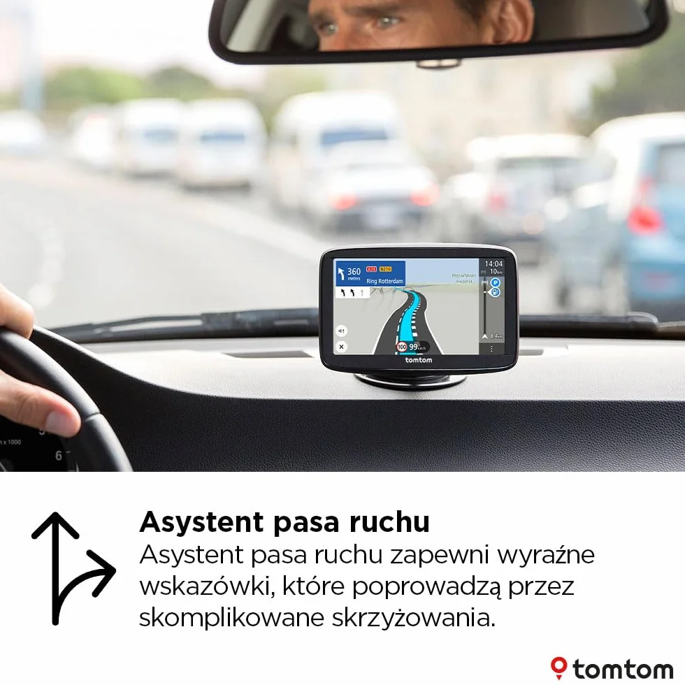 TomTom GO Advanced 6-calowy nawigacja GPS z mapami świata, fotoradary, Wi-Fi