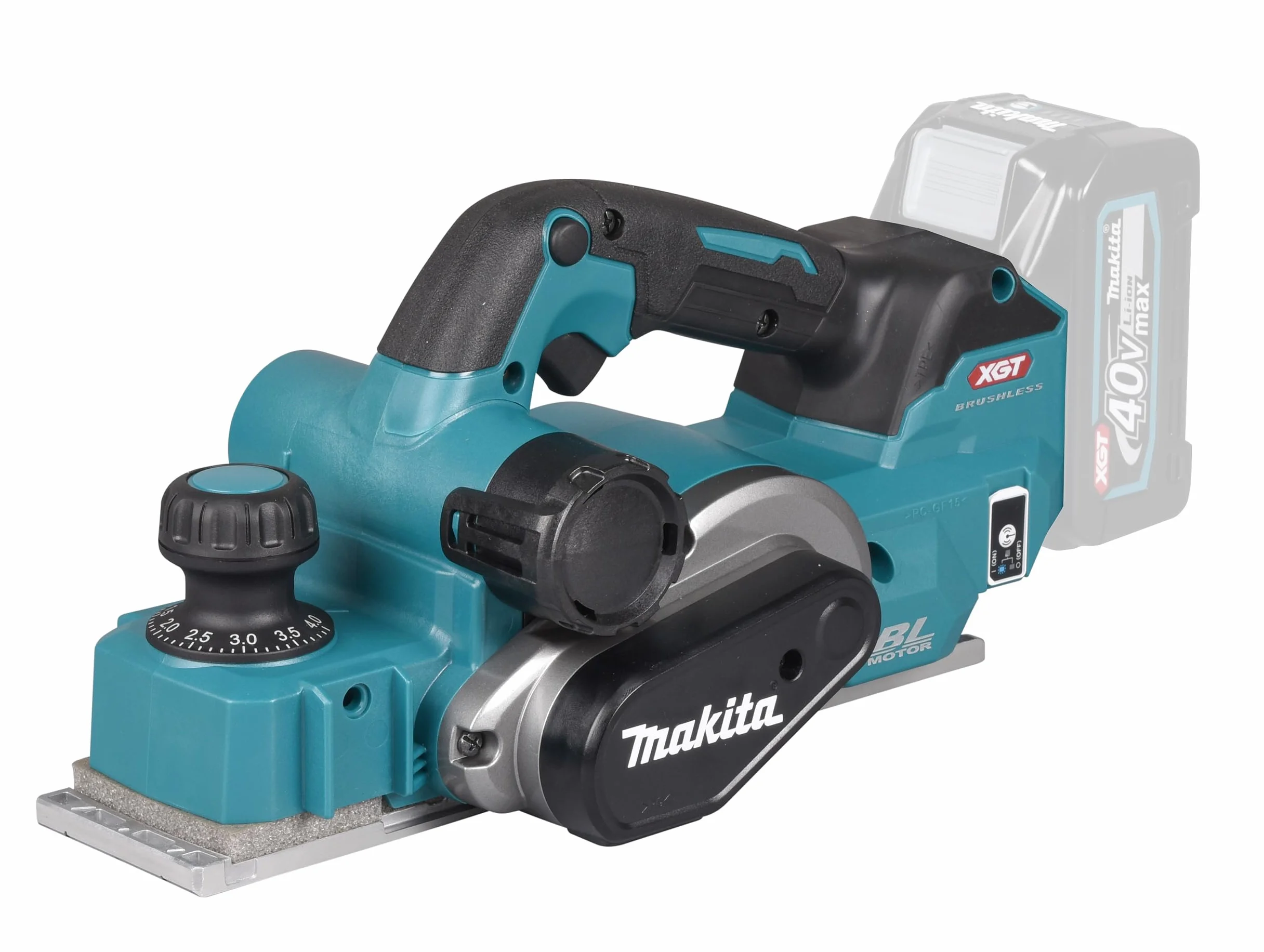 Makita KP001GZ 40V Max XGT bezszczotkowa strugarka 82 mm – baterie i ładowarki nie są dołączone