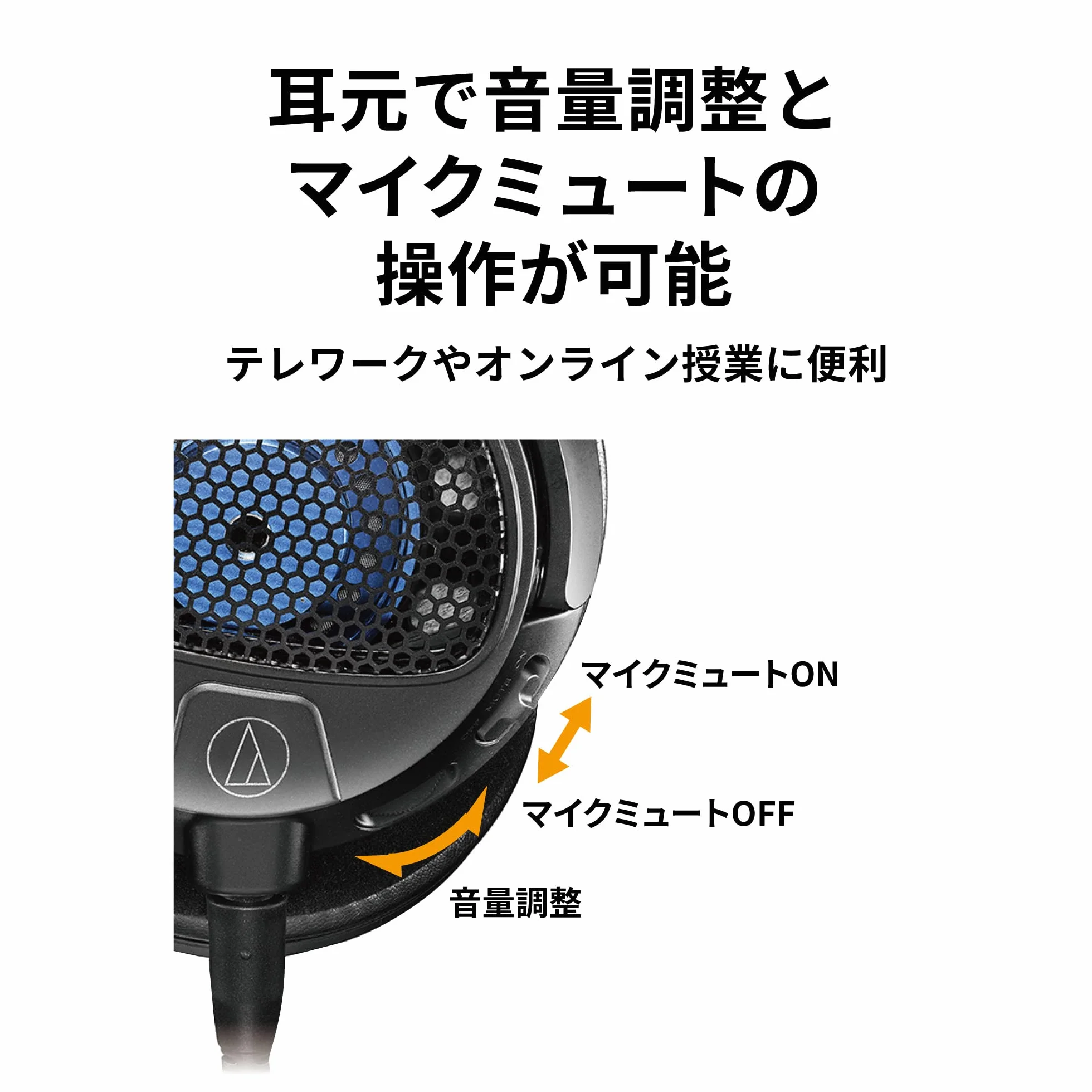 Audio Technica GDL3 Otwarty Zestaw Słuchawkowy HI-FI Gier Czarny