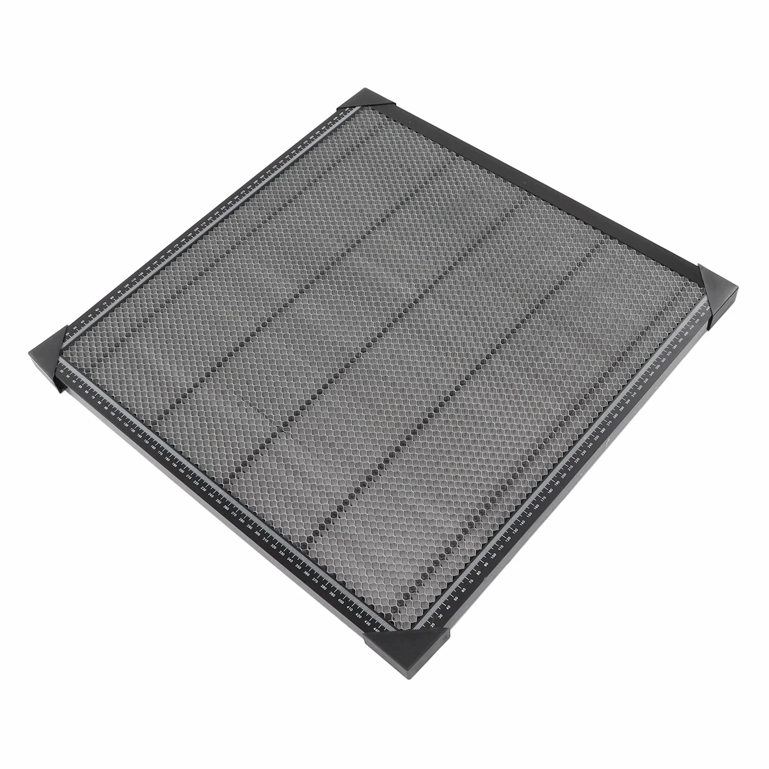 Laserowy Stół Roboczy o Strukturze Plastra Miodu Blat Roboczy z Aluminium o Wymiarach 500 X 500 Mm Obrabiany Laserowo Stół do Cięcia Laserowego Kompatybilny z Grawerkami Laserowymi do Diod, światłowod