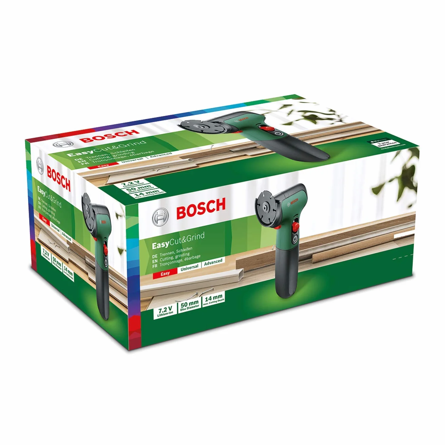 Bosch Home and Garden Szlifierka Akumulatorowa, Zielony/Czarny, 21 x 5 x 9.5 cm