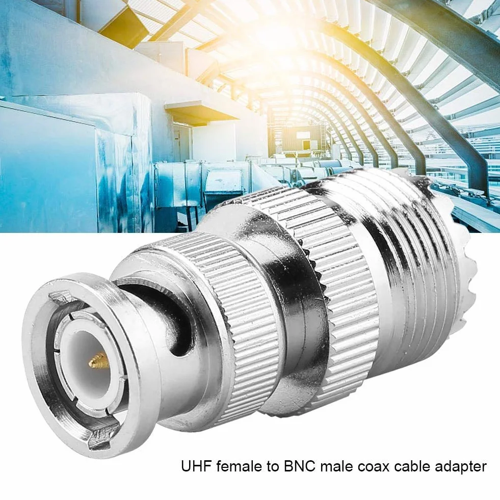 BNC Koncentryczny Adapter Wtyk Męski do UHF SO239 PL259 Żeńskie Gniazdo RF