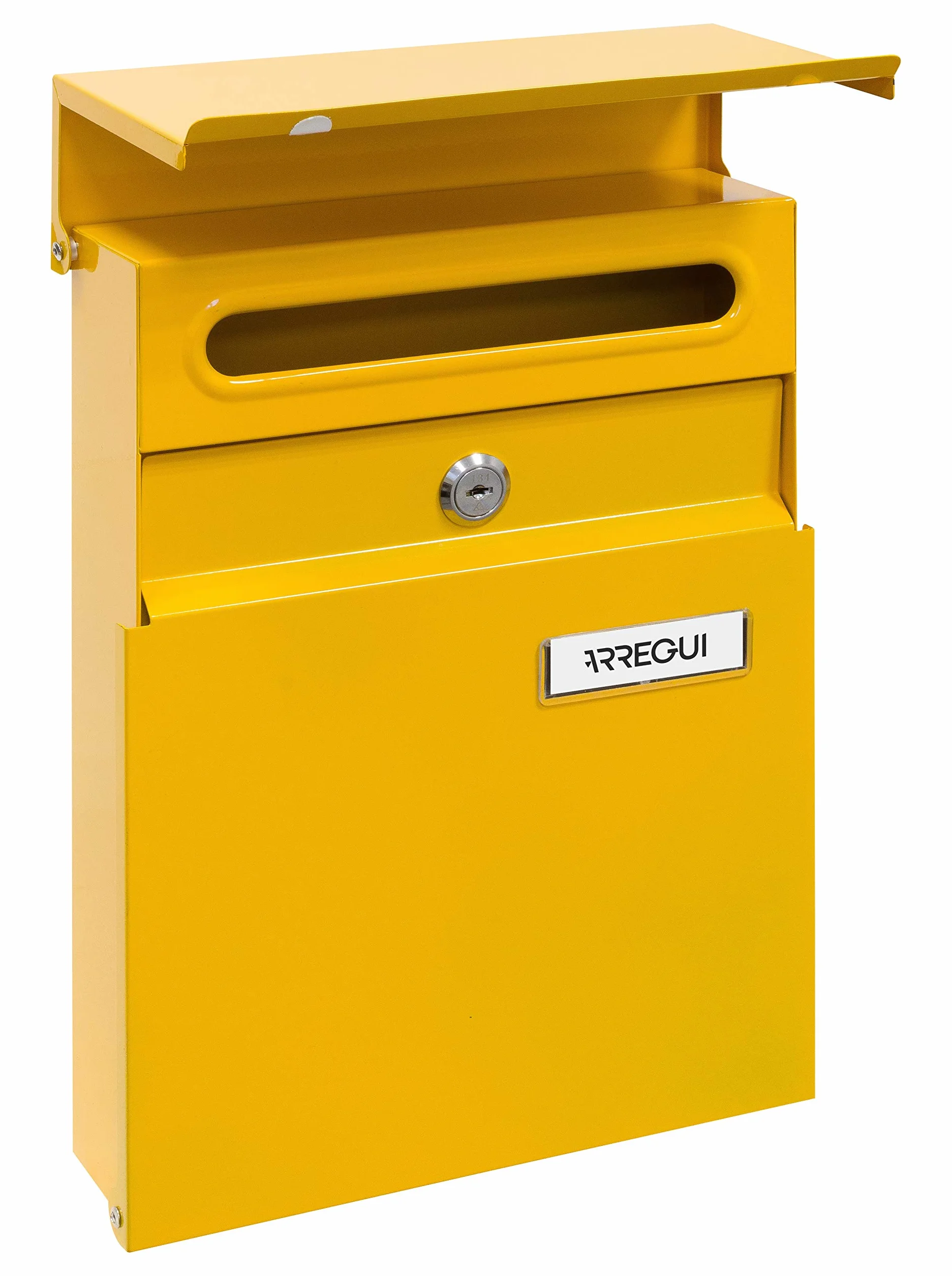 Arregui Line Skrzynka na Listy, Żółty, 30,5 x 23 x 6,5 cm