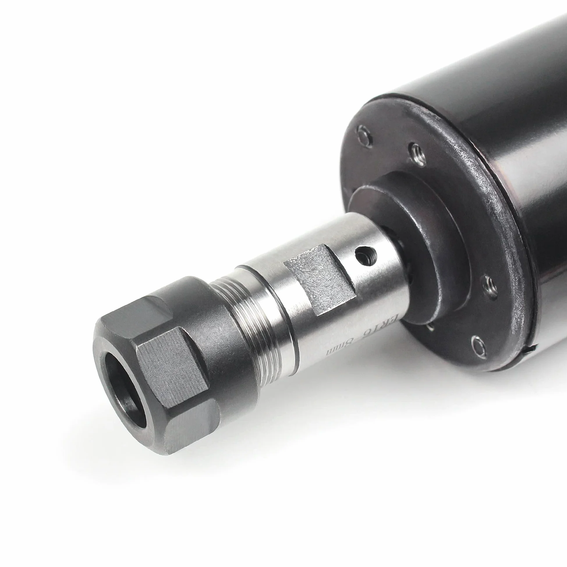 RATTMMOTOR Silnik wrzecionowy 500 W, silnik wrzecionowy CNC 52 mm 48 VDC ER16 chłodzenie powietrzem 12000 obr./min + 8 mm ER16 tuleja zaciskowa do samodzielnego grawerowania/frezarki CNC