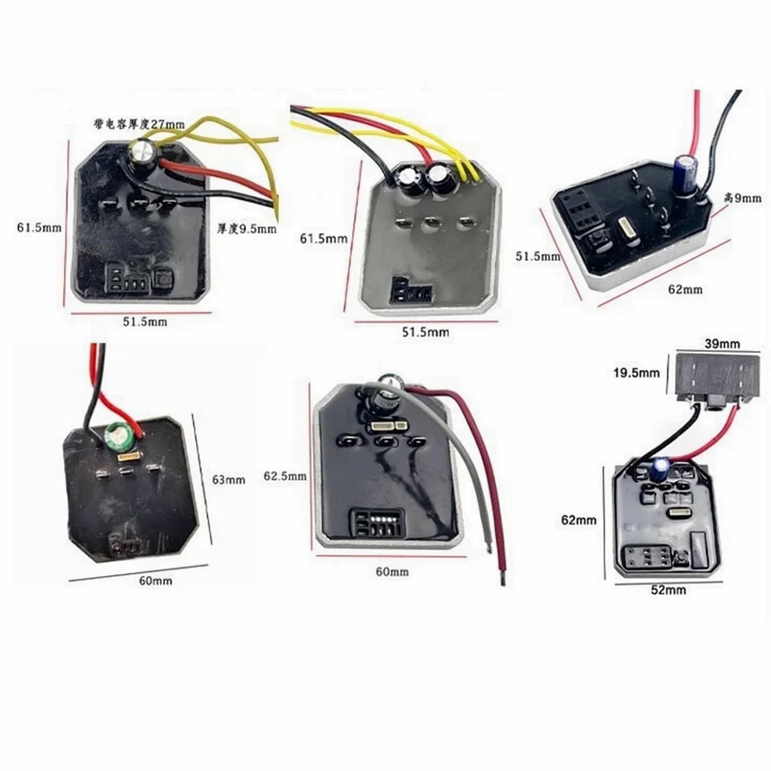 Daxi Elektryczny młot szlifierka kątowa, przełącznik klucza elektrycznego, kontroler płyty głównej, ochrona płyty napędowej, akcesoria do kondensatorów (4/6/20.3 cm elektryczna piła łańcuchowa [1]])