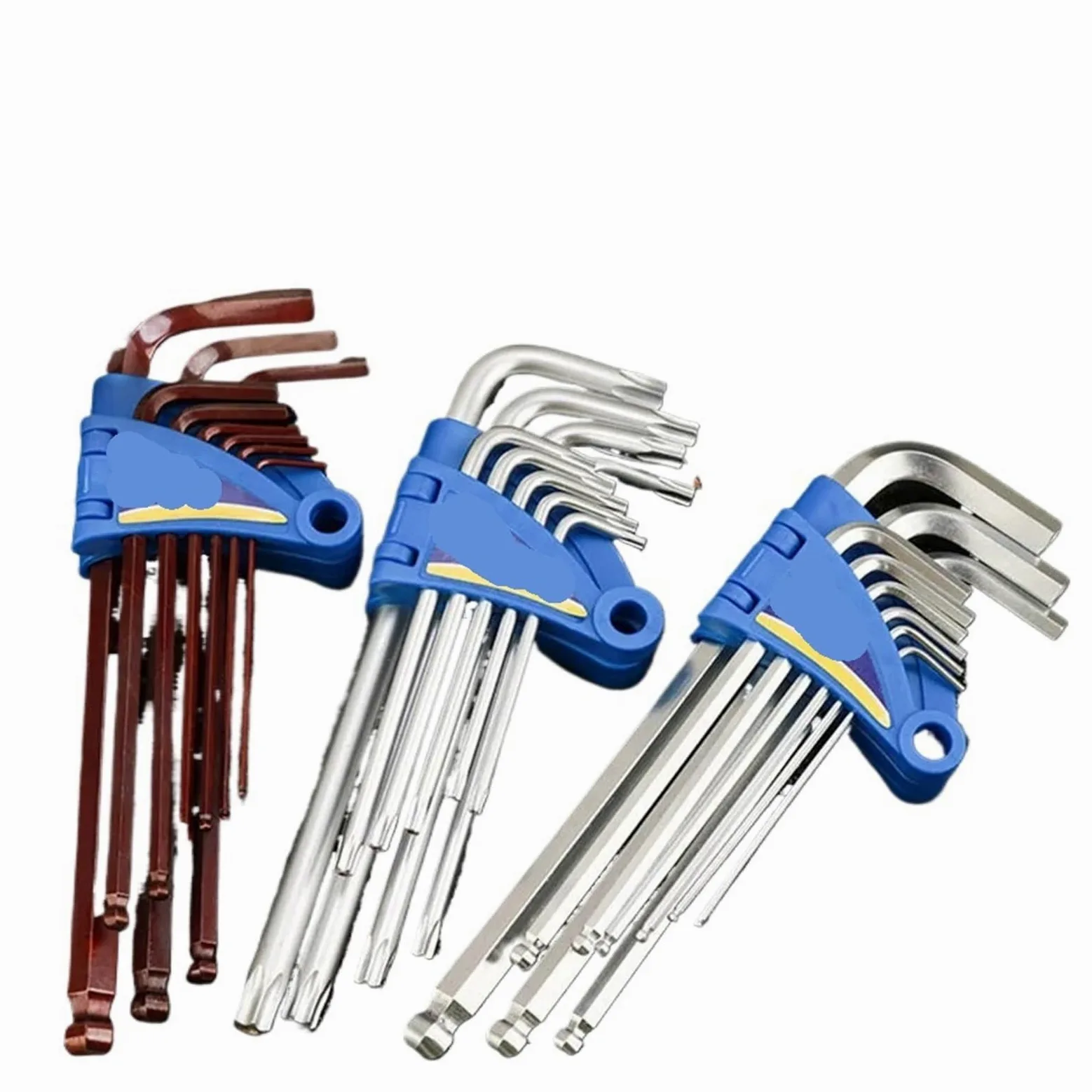 9 szt./zestaw metryczny klucz sześciokątny 1,5 mm 2 mm 2,5 mm 3 mm 4 mm 5 mm 6 mm 8 mm 10 mm klucz imbusowy Torx T10 T15 T20 T25 T27 T30 T40 T45 T50 (CR-V 1,5-10 mm)