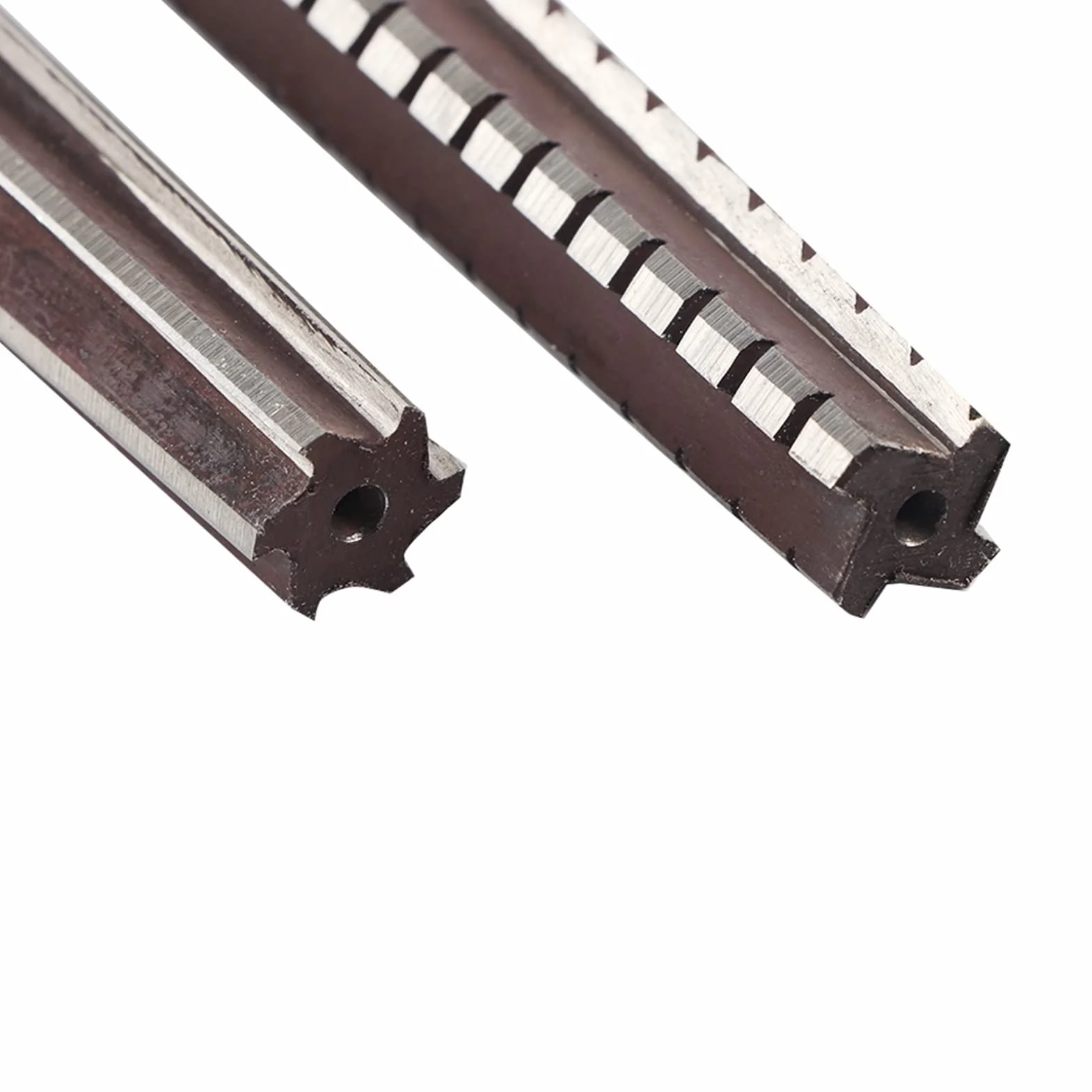 Morse Taper Reamer, 2 szt. gruboziarnisty Morse Taper Reamer wysoka stal węglowa prosty trzpień ręczny zwężający rozwiertak ręczny (MT2# gruby zawias + delikatny zawias)