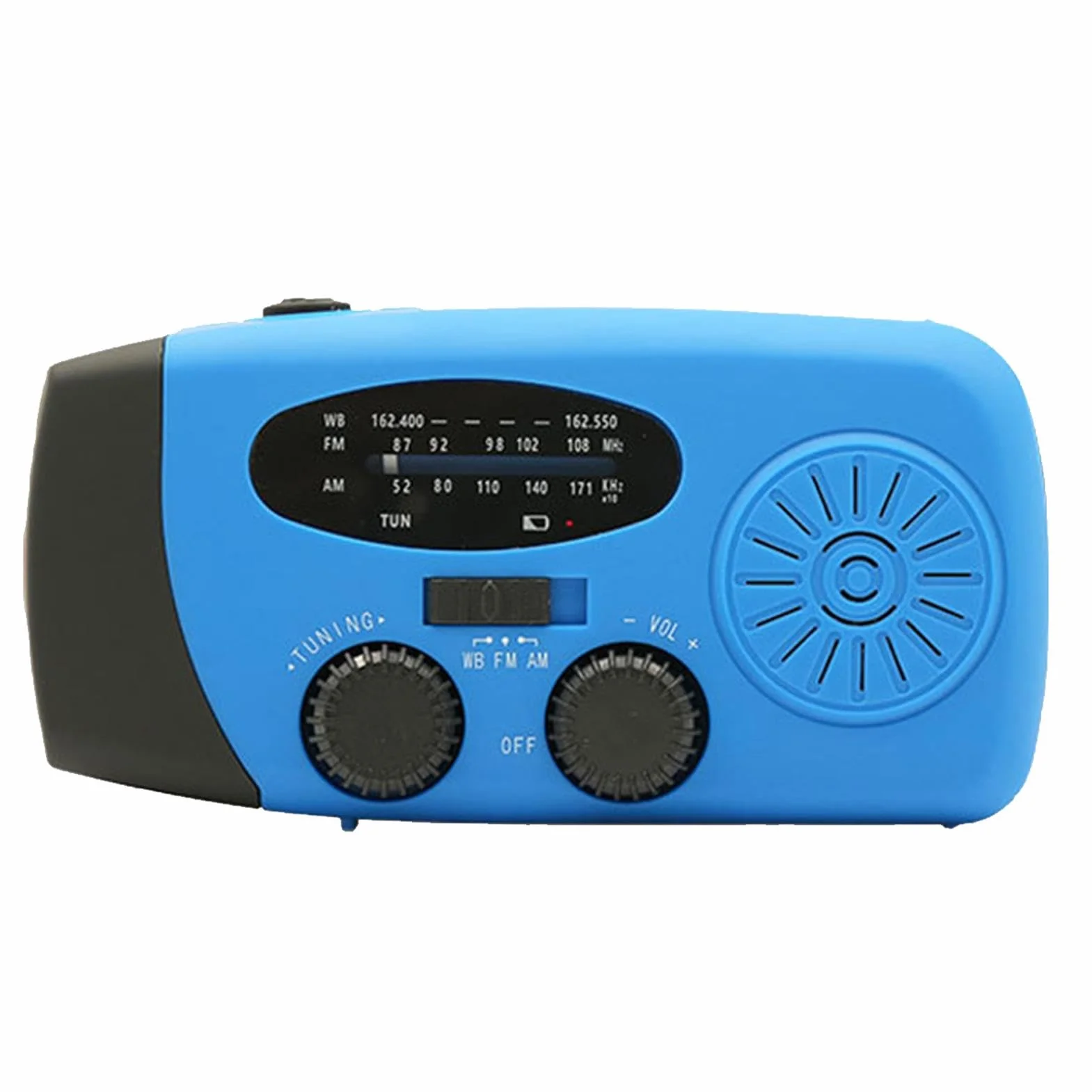 Wielofunkcyjne radio pogodowe, przeno?ne radio, radio solarne i korbowe, radio AM/FM, radio z korb? r?czn? USB, uniwersalne ?ród? zasilania do reagowania na katastrofy i przygody na ?wie?ym powietrzu