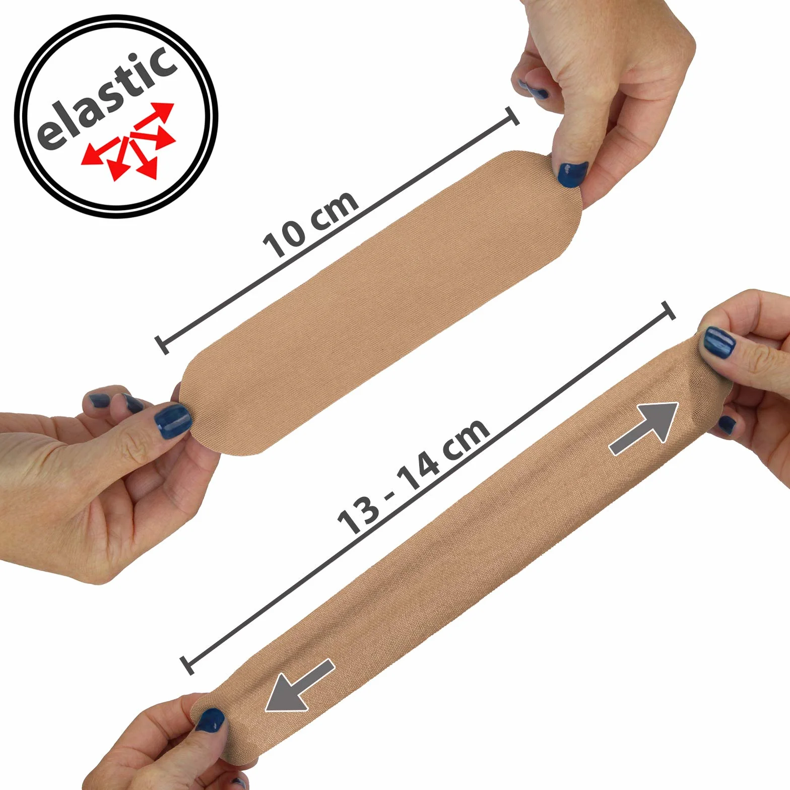 ALPIDEX Taśma kinezjologiczna 1/3/ 6/12 sztuk 5 m x 5,0 cm kolory do wyboru E-book broszura z informacją jak stosować elastyczne plastry zestaw set taśma plastry tejpy, Kolor:beżowy, ilość:1 rolka