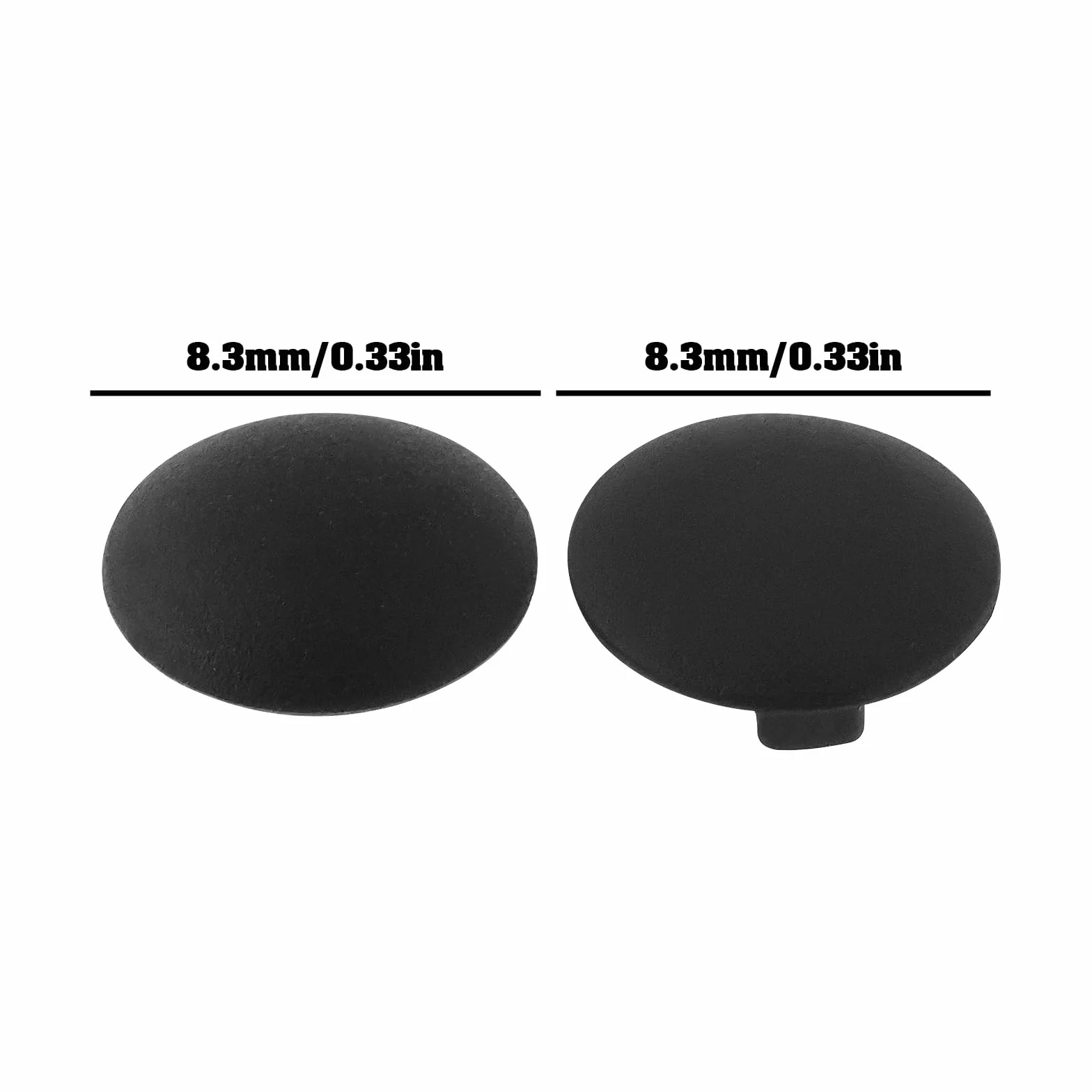 Gumowe nóżki do laptopów, 8,3 mm, kompatybilne z Microsoft Surface Laptop 3, 4, 5, seria, czarne, 4 sztuki