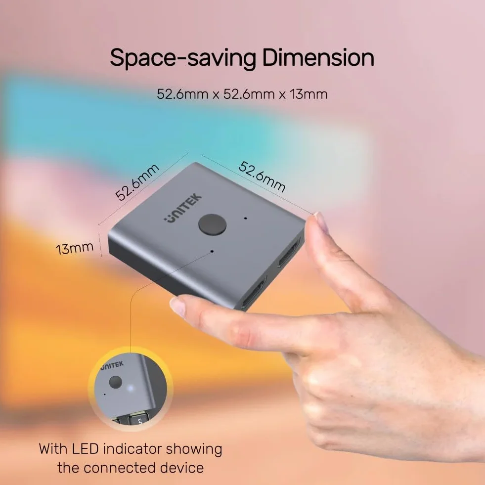 Unitek Przełącznik Hi-Fi 3600W 220V Wielokolorowy