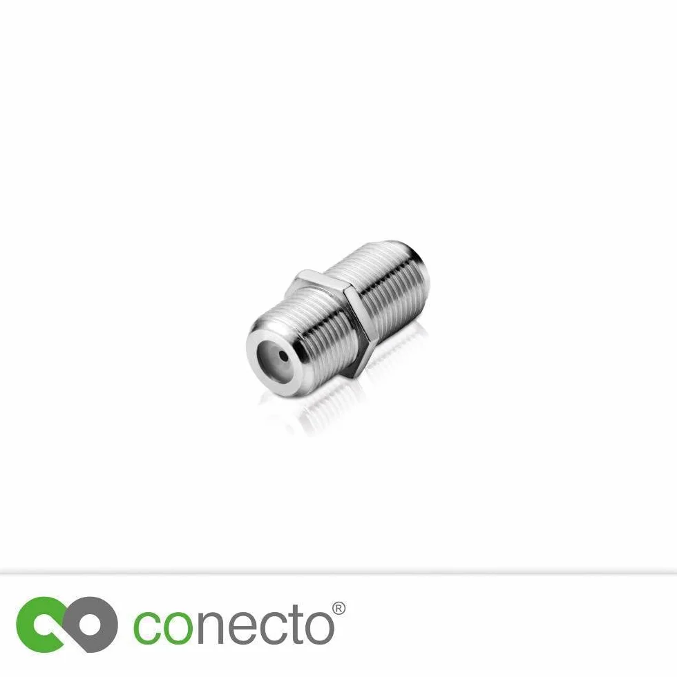 Conecto Złącze F Adapter Przedłużacz Anteny Kabla Koncentrycznego