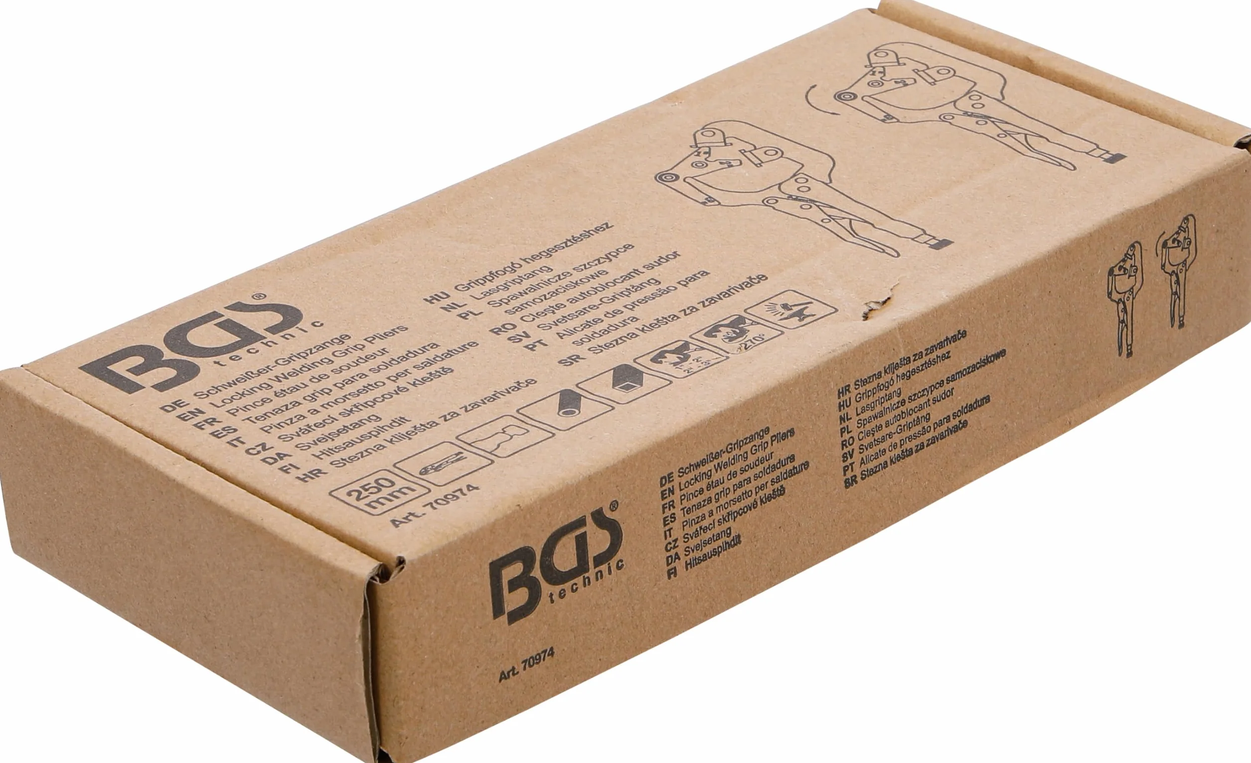BGS Szczypce do spawania - do rur - 250 mm 70974