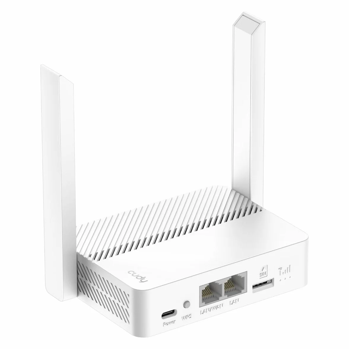 Cudy Nowy router WiFi LT300 4G LTE z wejściem zasilania USB-C, router 4G z gniazdem SIM 300 Mb/s, kompatybilny ze wszystkimi operatorami, 2×2 MIMO, nie wymaga konfiguracji, OpenVPN, WireGuard