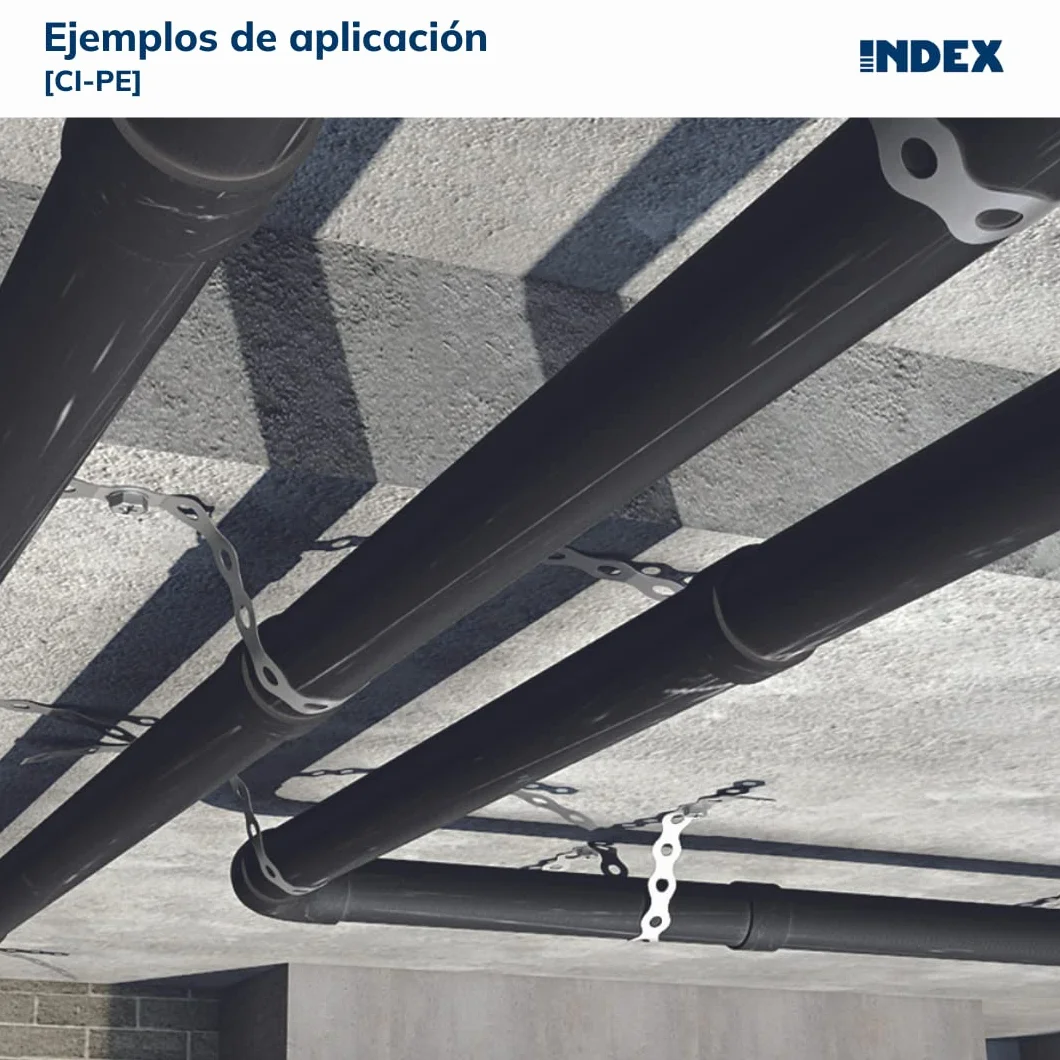 Index Fixing Systems Ci-pe – paski z dziurkami krzywe (ocynkowane), CIPE1208