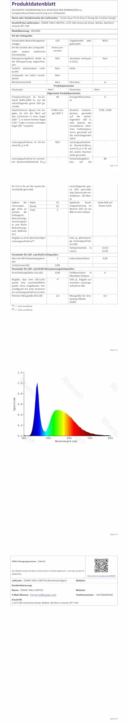 Biała Lampa Sufitowa LED | Nowoczesna Okrągła Lampa Dziecięca | Gwiazda Gwiaździste Niebo Dzieci Światło | Ø55cm 48W | Możliwość Przyciemniania Za Pomocą Pilota | Pokój Dziecięcy Chłopcy Dziewczęta