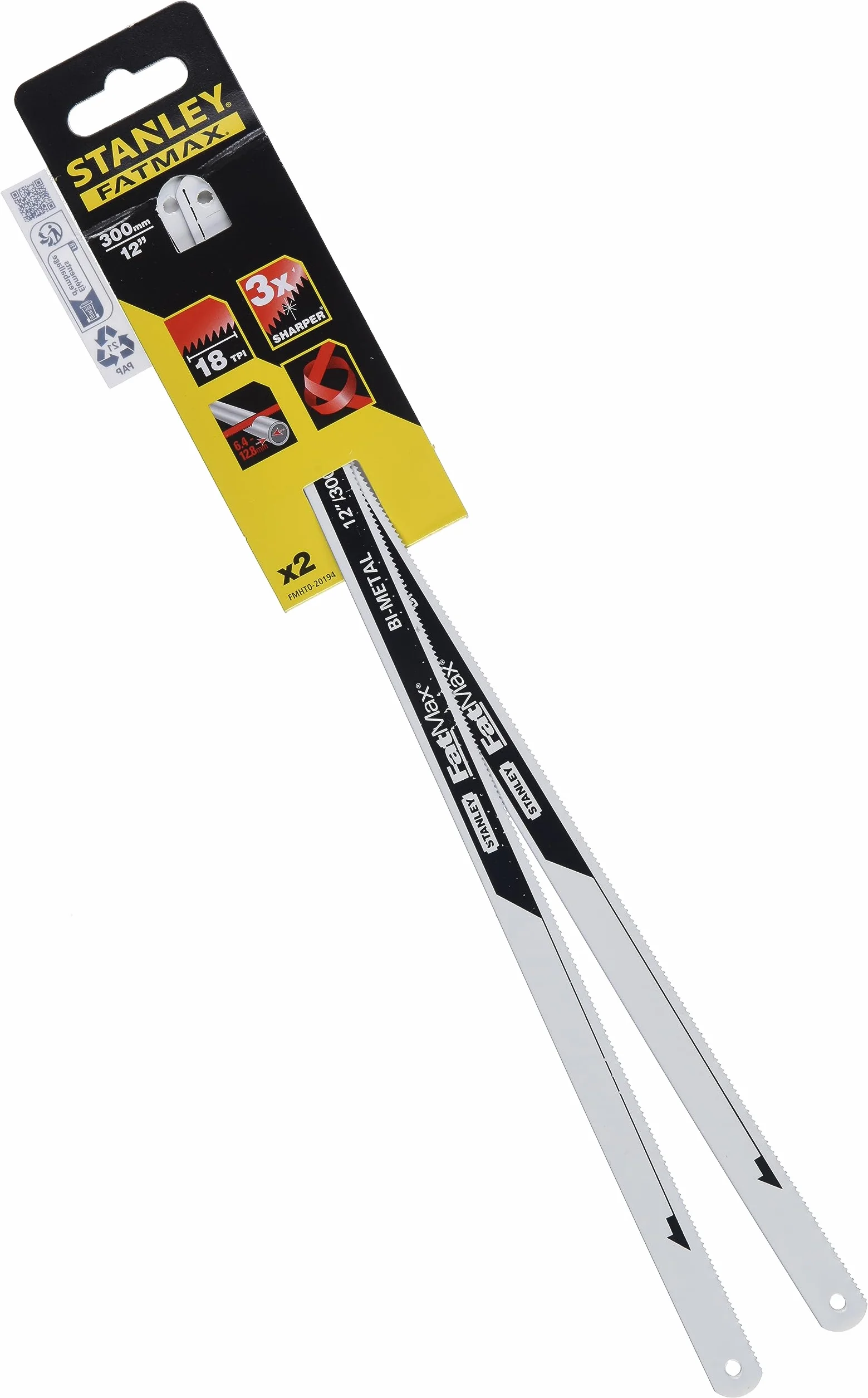 Stanley FatMax FMHT0-20194 brzeszczoty do piły 300 mm (2 sztuki), srebrne