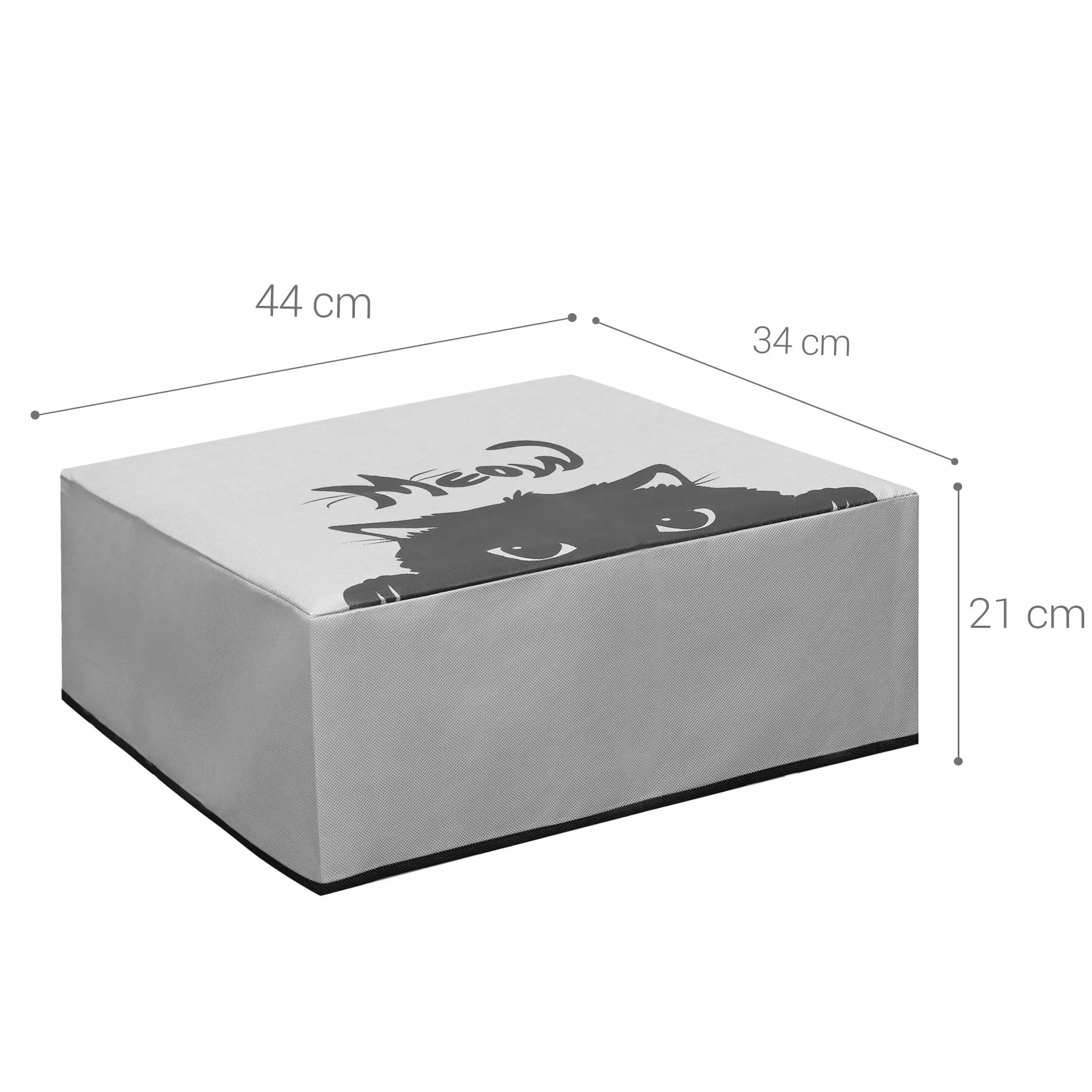 kwmobile Osłona przeciwpyłowa do HP DeskJet 4120e 4155e etui drukarki szary czarny