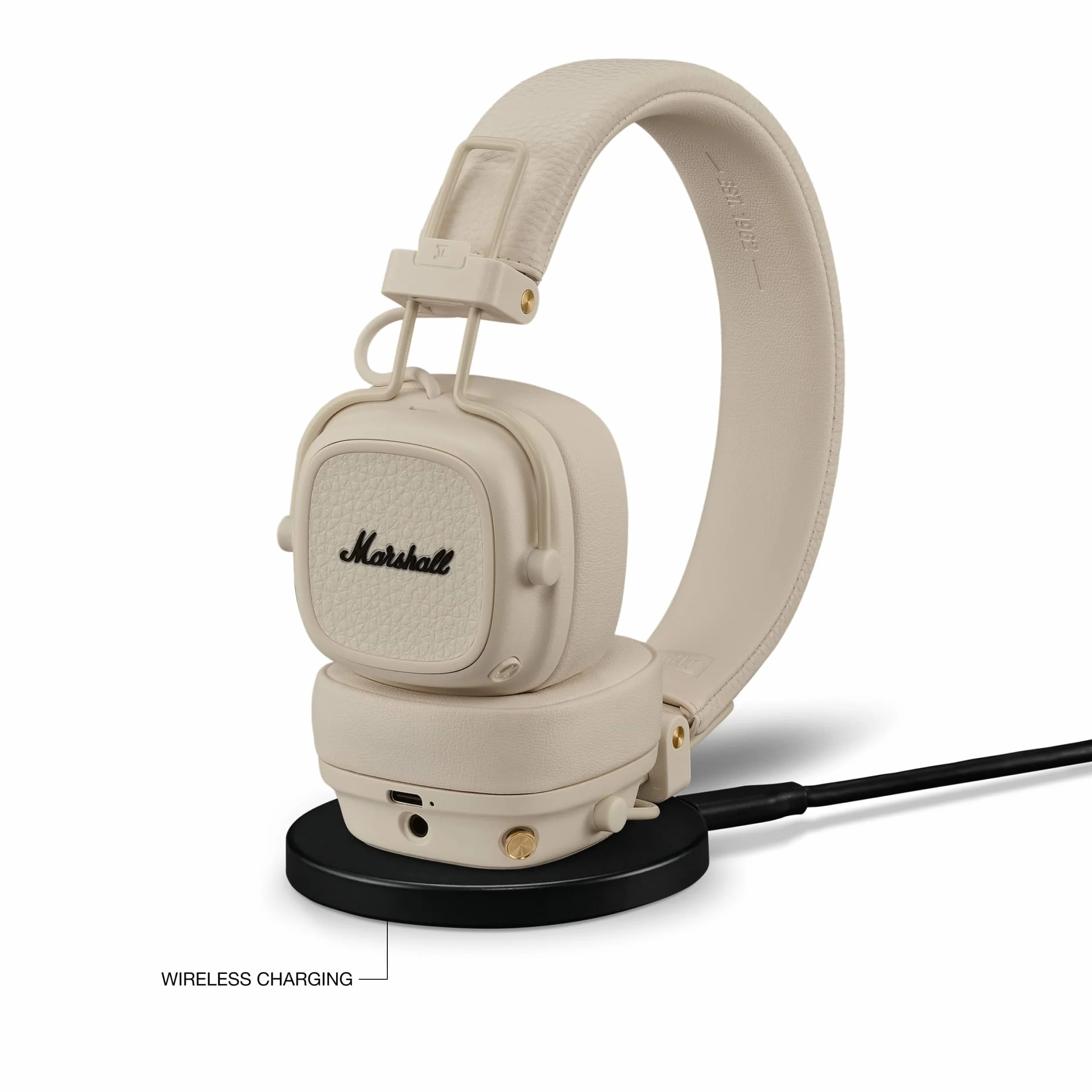 Marshall Major V Bezprzewodowe słuchawki Bluetooth Biały
