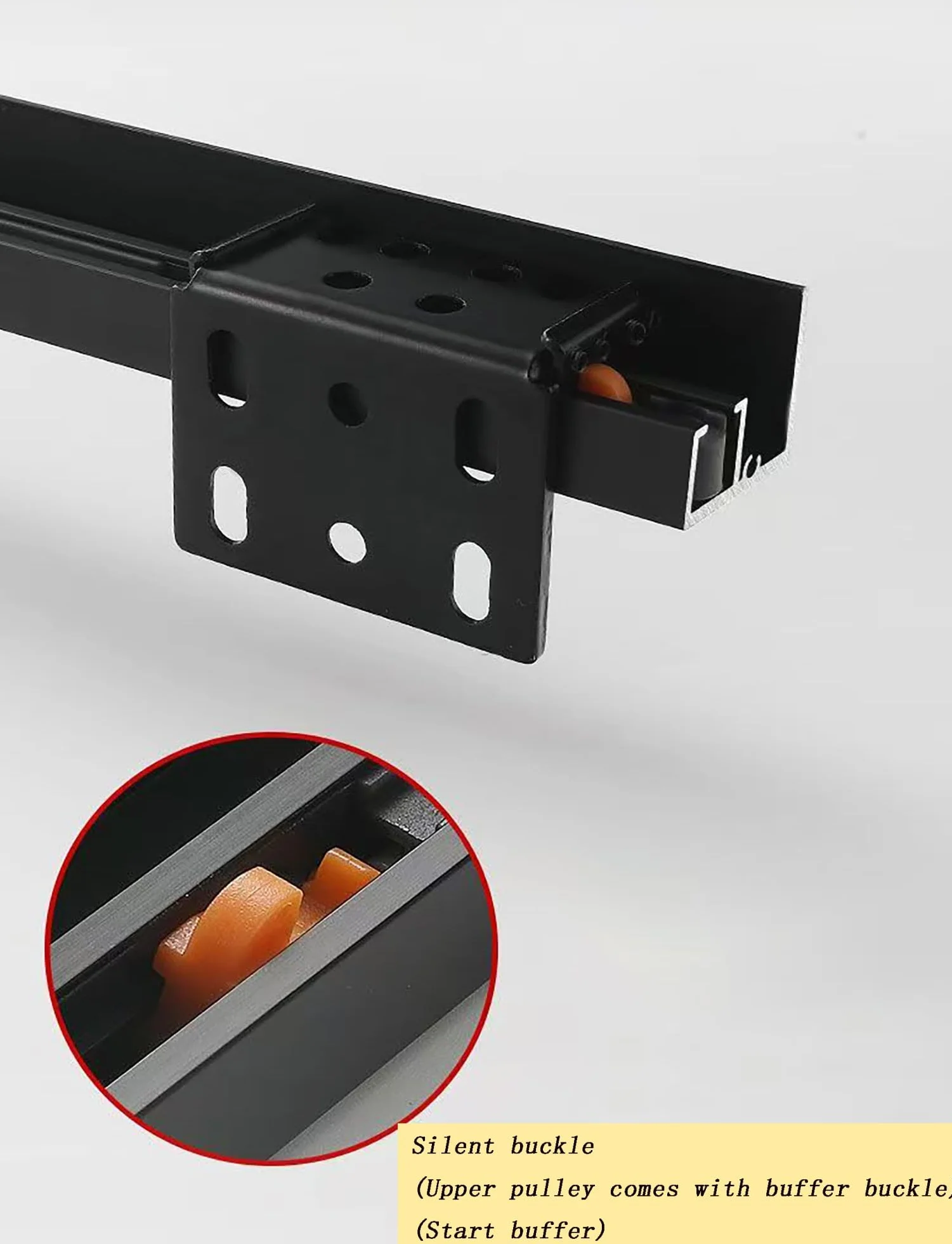 Drzwi przesuwne dwukierunkowe Ghost Door Hardware, bezszynowe, niewidoczne, do sypialni, ścianki działowej, przesuwne (150 cm/4,9 stopy)
