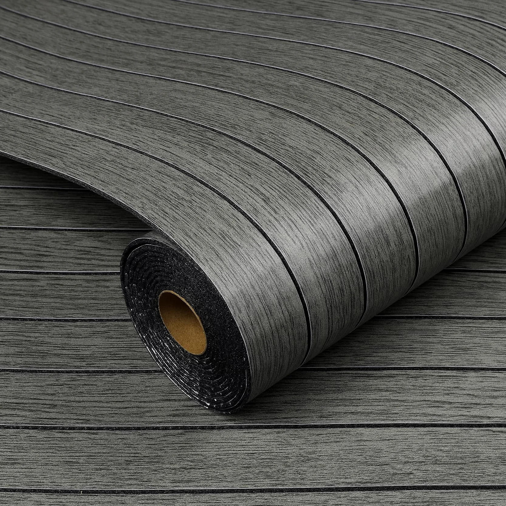 Livelynine Panele ścienne Samoprzylepne Wygląd drewna Czarne panele drewniane Ściana Czarne panele 3D Ściana Samoprzylepne Sypialnia Salon Okładzina ścienna Wnętrze Drewno Ciemne z listew 30 cm x 2 m