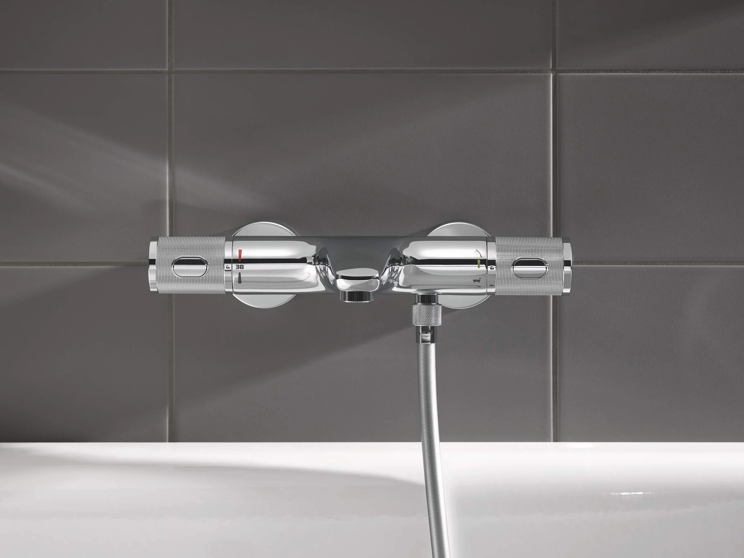 Grohe Precision Feel Bateria, Srebrny, ‎39 x 20,5 x 8 cm; 2,91 kg