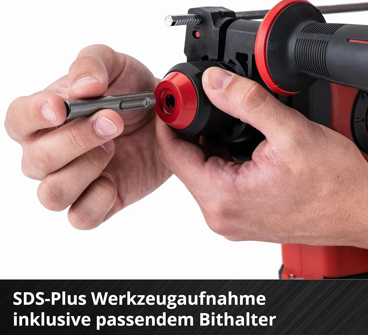 Einhell Akumulatorowy młot udarowy HEROCCO Power X-Change (Li-ion, 18 V, 2,2 J, 18 Nm, silnik bezszczotkowy, pneumatyczny mechanizm udarowy, SDS +, w tym E-box, bez akumulatora i ładowarki)