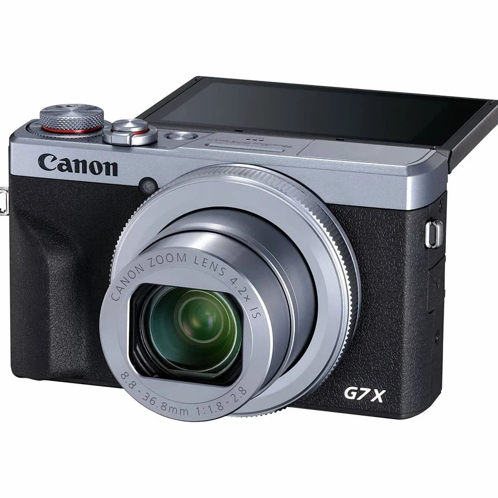 Canon PowerShot G7 X Mark III aparat cyfrowy 20,1 MP 4,2x zoom optyczny DIGIC 8 4K Full-HD Wi-Fi Bluetooth srebrny