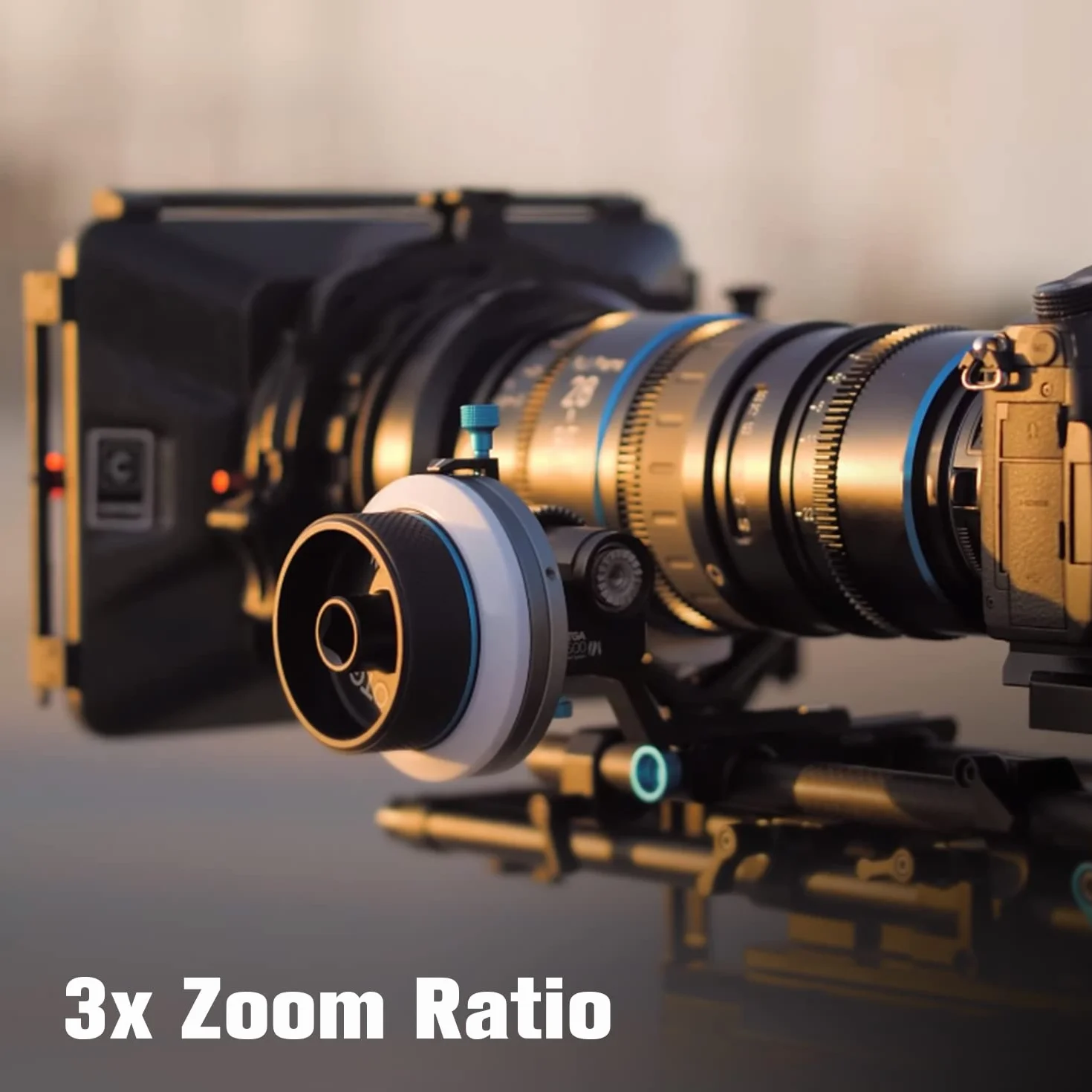 SIRUI Pełnoklatkowy obiektyw Cine z zoomem parogniskowym T3.2 28-85 mm do EF BMPCC-6k EOS C300 Mark III