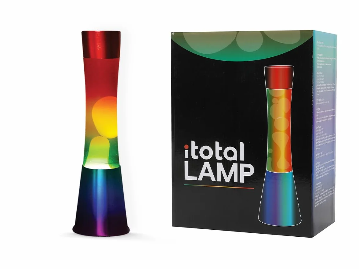 I-TOTAL - Magma & Glitter Lampa lawowa tęcza (Rainbow 2).