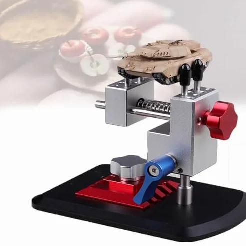 Mini precyzyjne imadło stołowe, 2 w 1, imadło stołowe, narzędzia do modelarstwa, regulowany uchwyt 360°, małe imadło stołowe, narzędzie hobbystyczne, do tworzenia modeli rzeźb rzemieślniczych