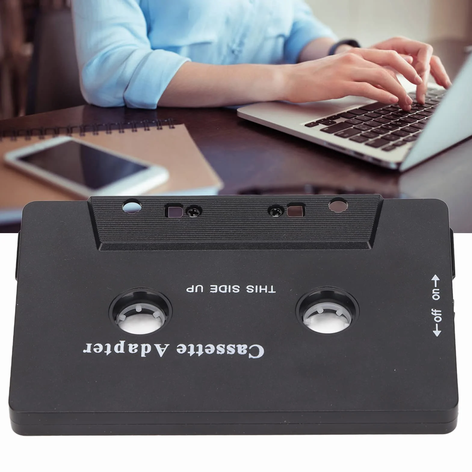 Bluetooth Kaseta Adapter z Redukcją Szumów Stereo Odbiornik Aux do Samochodu