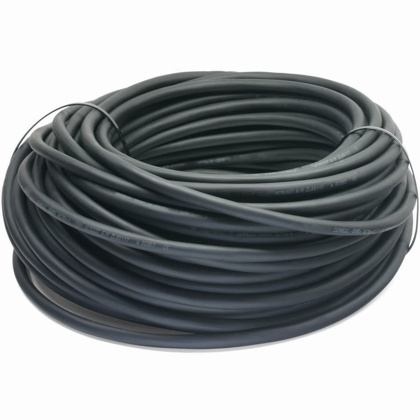 Gumowy przewód budowlany 230 V/16 A H07RN-F 3 x 2,5 mm² czarny 25 m