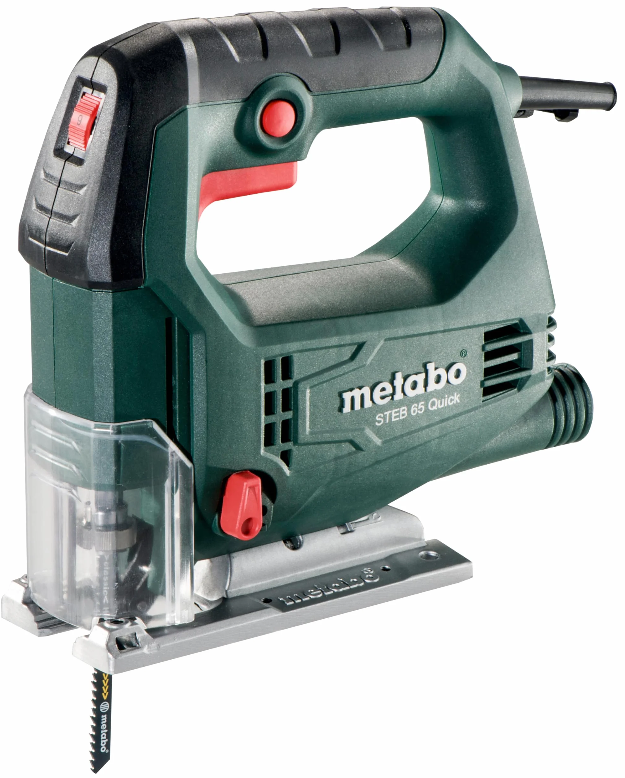 Metabo wyrzynarka STEB 65 Quick – 601030500 – Regulowana liczba suwów, ruch wahadłowy, szybka wymiana brzeszczotu – Kabel 2,5 m