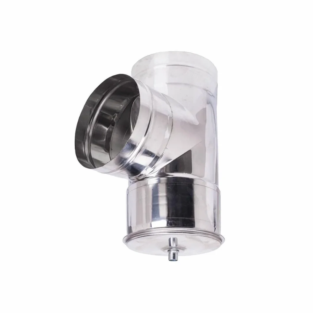 Rura wydechowa do pieca na pellet ze stali nierdzewnej 80mm AISI 304 2m