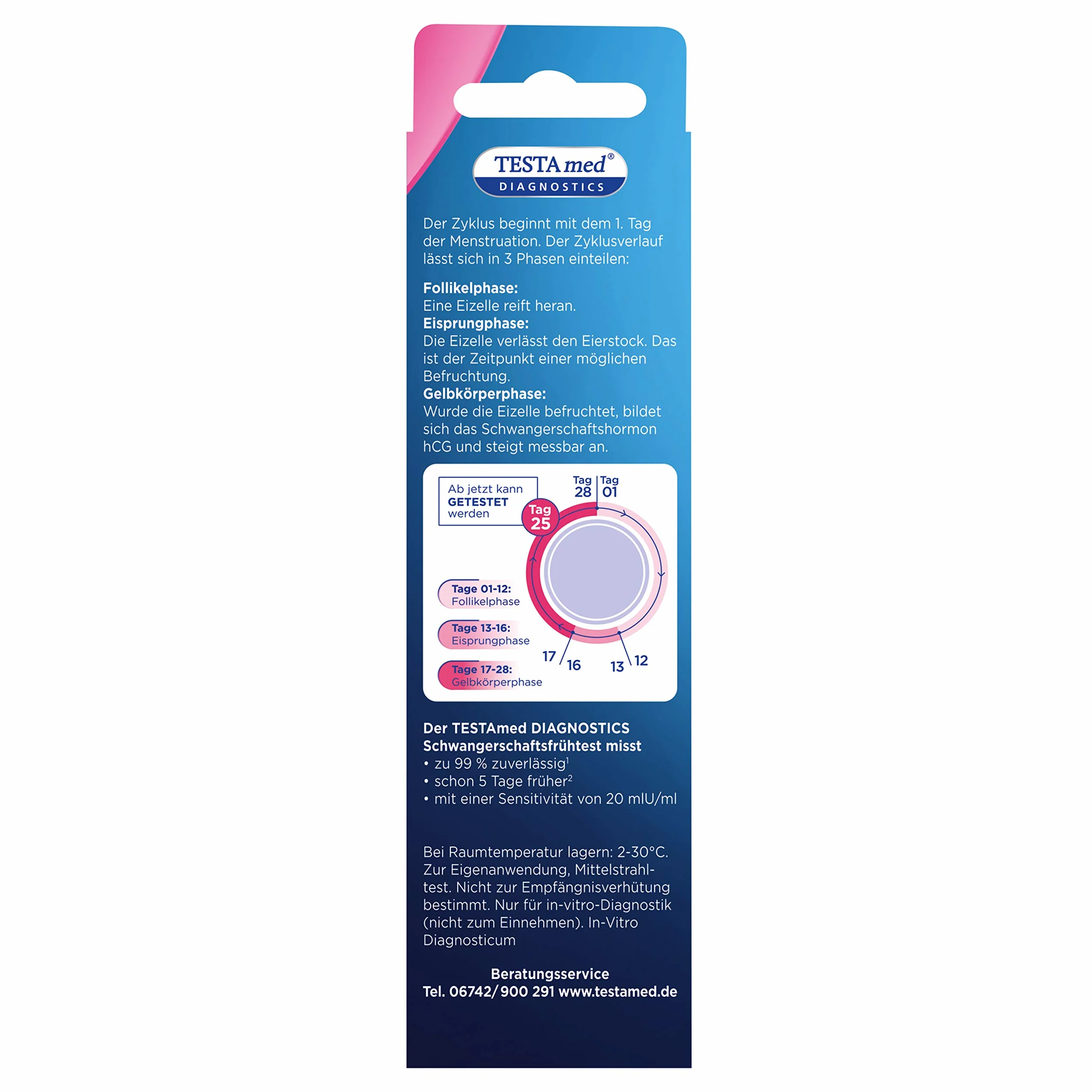 Sebamed 119903 Test Ciążowy, Wielokolorowy