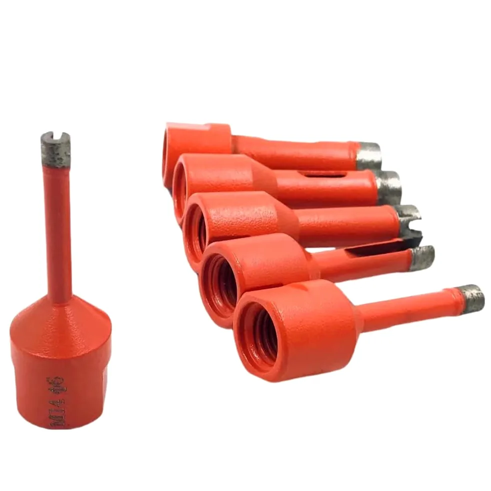 Wiertło diamentowe do otwornic, wiertło do marmuru M14, wiertło rdzeniowe ze spieku, 6 szt., narzędzie do wiercenia w betonie z cegły ceramicznej z granitu, 6,8,10,12,14,16 mm
