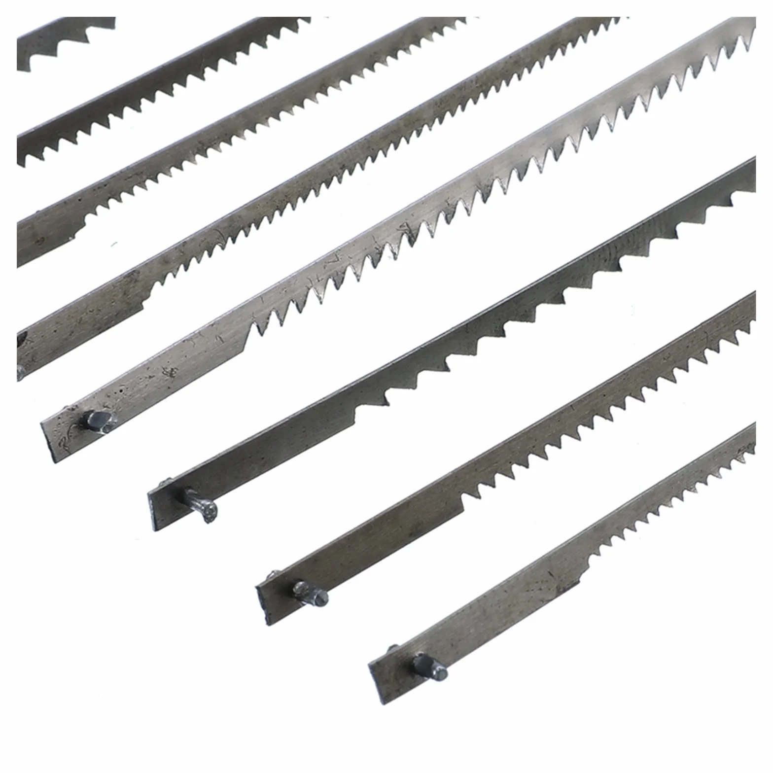Brzeszczot taśmowy, Brzeszczoty do wyrzynarki 125 mm, opakowanie 12 sztuk, czarne, wielozębowe