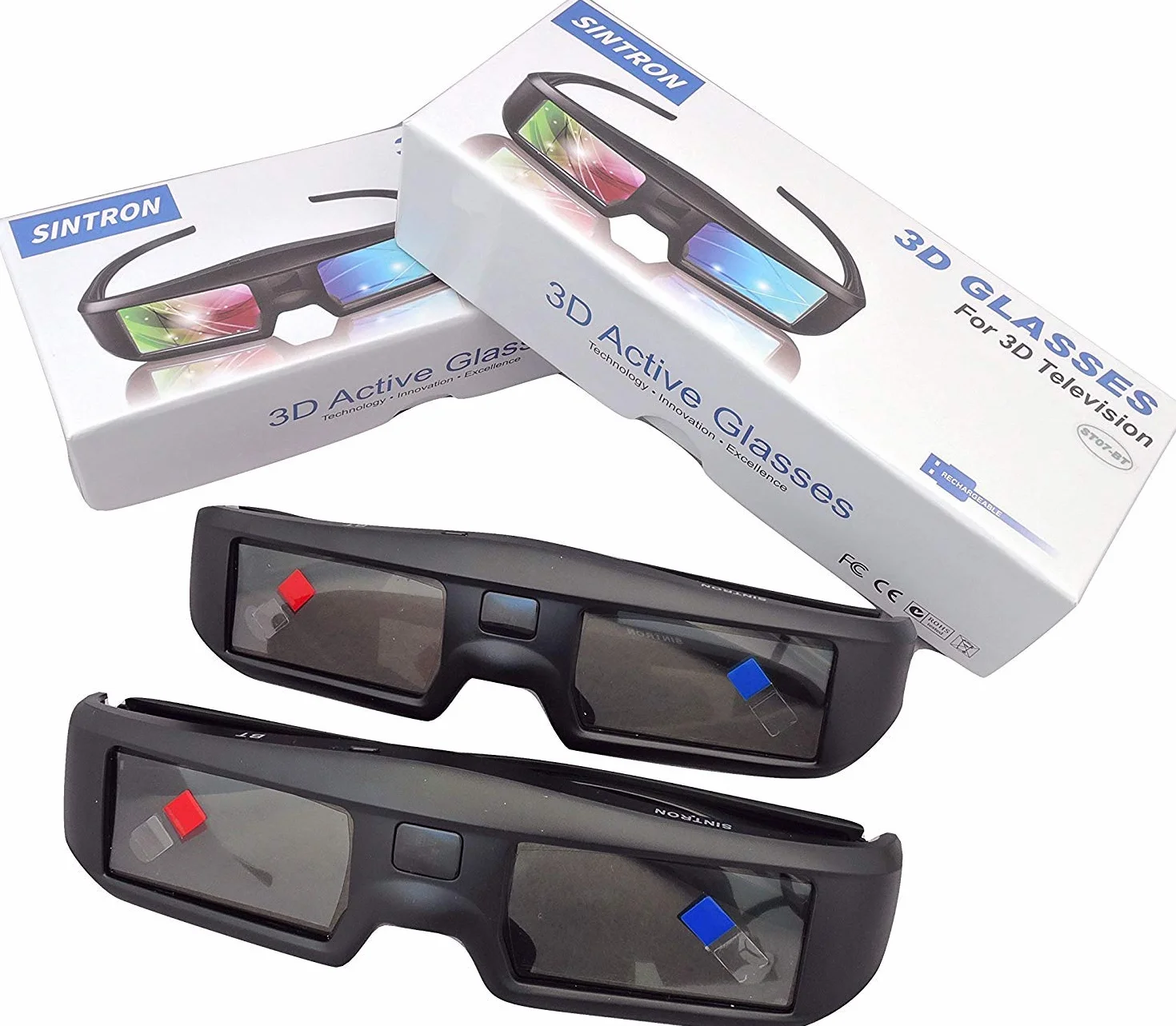 Sintron ST07-BT 3D Aktywne okulary migawkowe do Sony Panasonic Epson Samsung TV