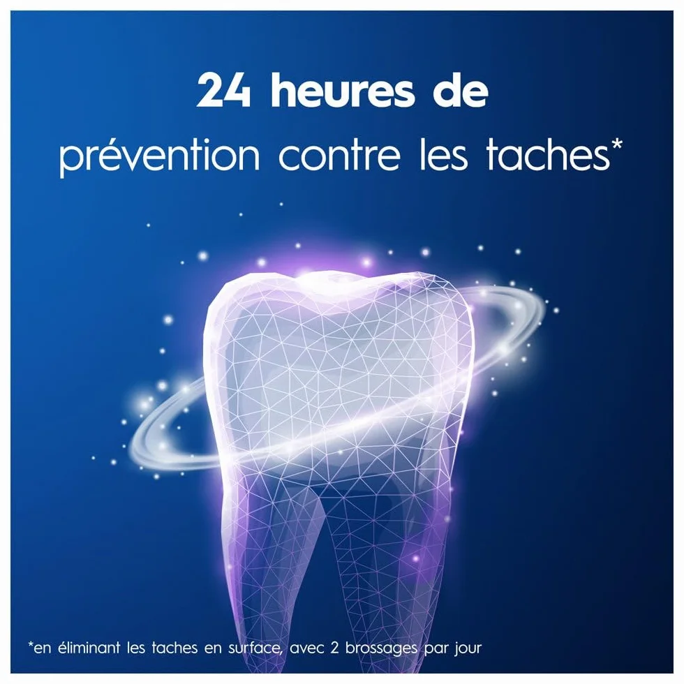 Oral-B Biała Zaawansowana luksusowa perfekcja 3D biała pasta do zębów, technologia wybielająca do usuwania plam z powierzchni zębów, aromat miętowy, do codziennego szczotkowania, 75ml
