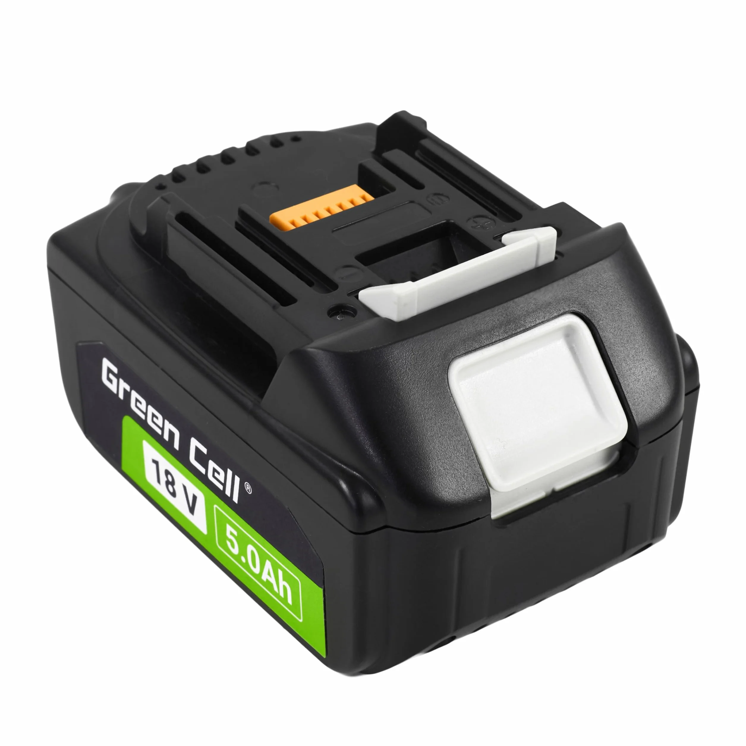 Akumulator Green Cell 18V 5Ah Li-Ion do elektronarzędzi Makita LXT — Wysokiej Jakości Zamiennik, Wskaźnik LED Naładowania, Zoptymalizowana Wydajność i Trwałość